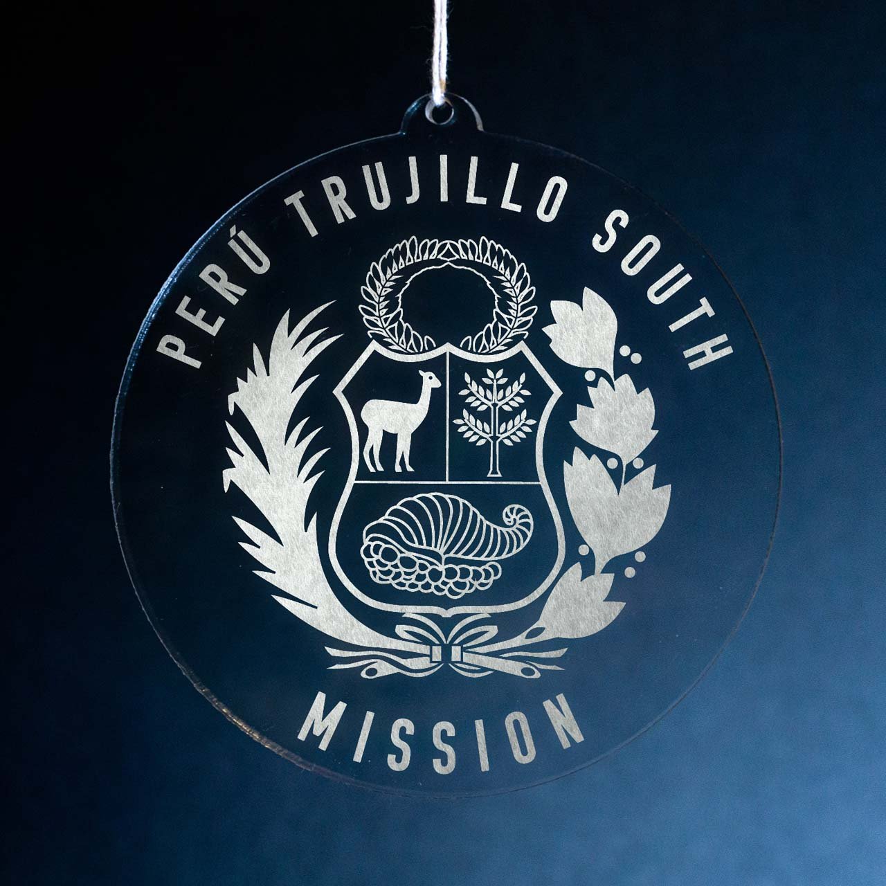 Peru Trujillo South Mission Christmas Ornament - Latter-Day Saint LDS Missionary Gift - Book of Mormon