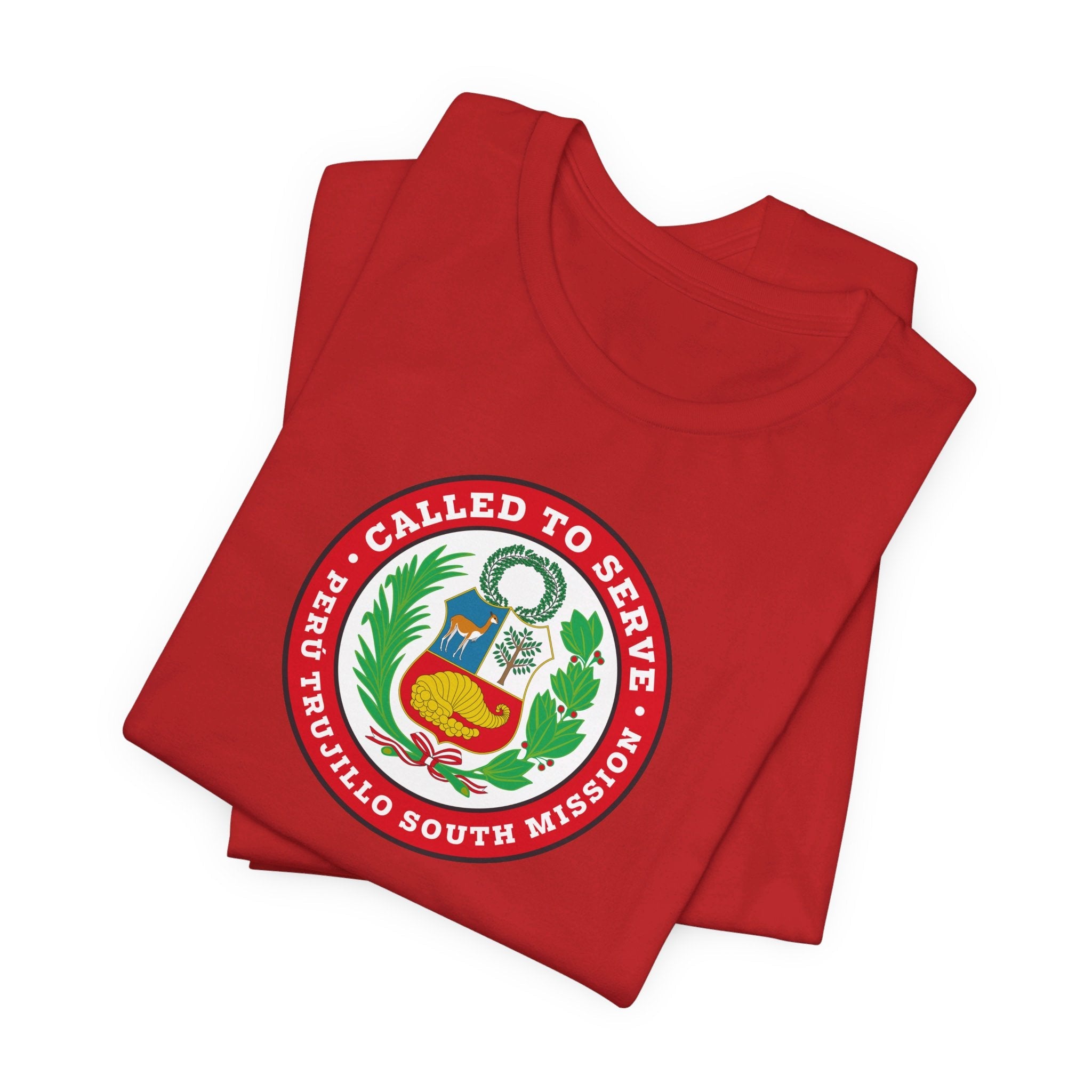 Peru Trujillo South Mission Circular Flag T-shirt - Mission Wishlist - LDS Missionary Gift Store