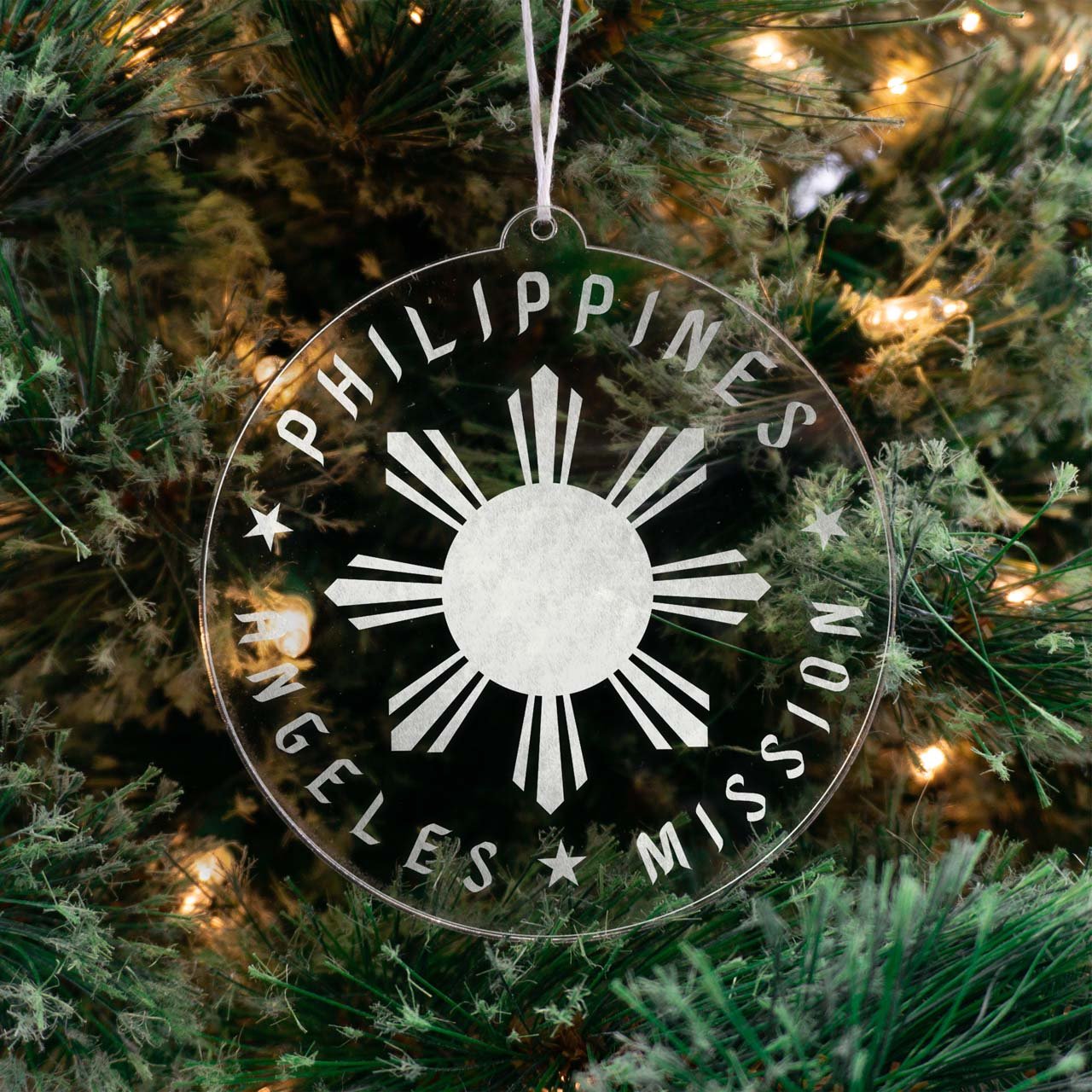 Philippines Angeles Mission Christmas Ornament - Latter-Day Saint LDS Missionary Gift - Book of Mormon