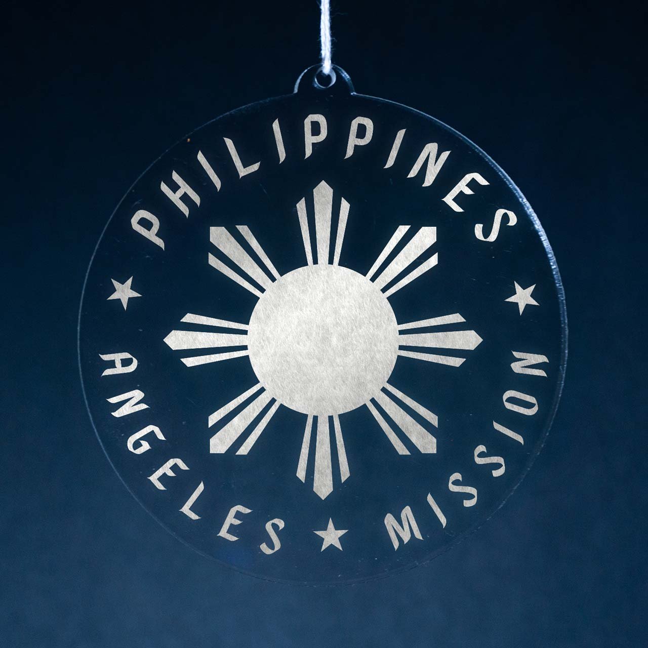 Philippines Angeles Mission Christmas Ornament - Latter-Day Saint LDS Missionary Gift - Book of Mormon