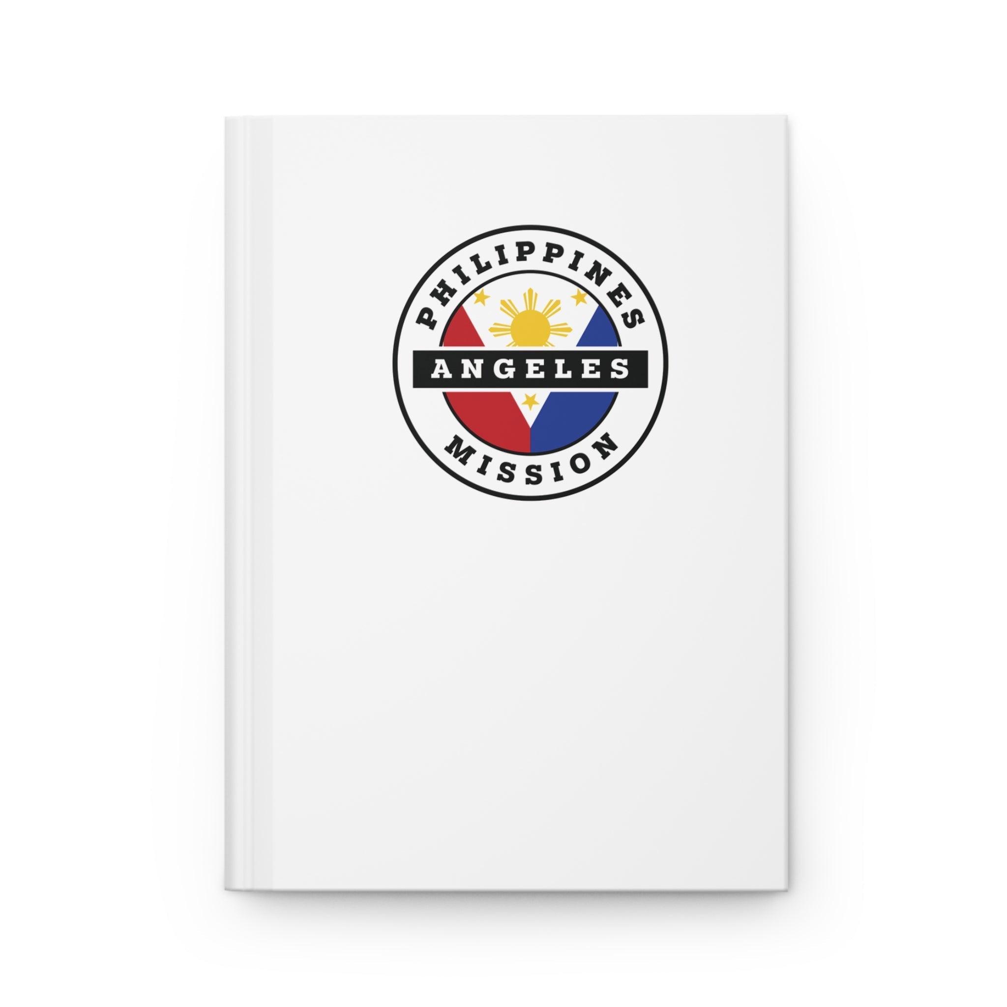 Philippines Angeles Mission Logo Design White Hardcover Journal Matte - Mission Wishlist - LDS Missionary Gift Store
