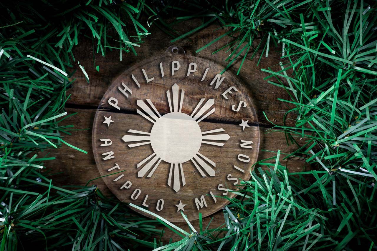Philippines Antipolo Mission Christmas Ornament - Latter-Day Saint LDS Missionary Gift - Book of Mormon
