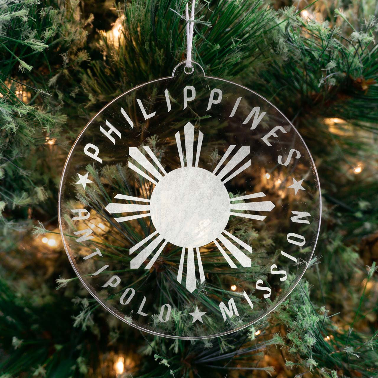 Philippines Antipolo Mission Christmas Ornament - Latter-Day Saint LDS Missionary Gift - Book of Mormon