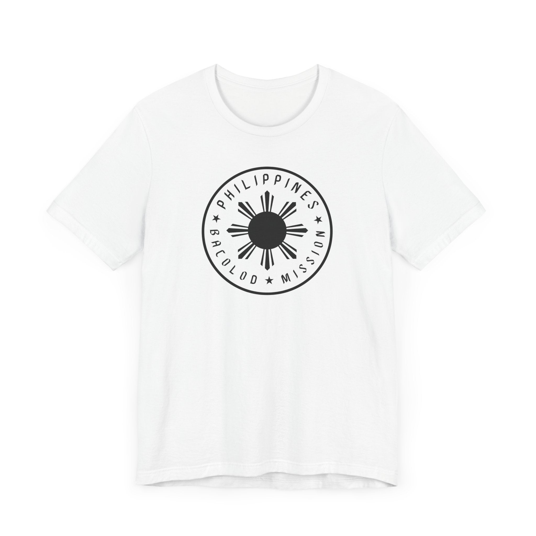 Philippines Bacolod Mission Monochrome Circle Logo T-Shirt - Mission Wishlist - LDS Missionary Gift Store