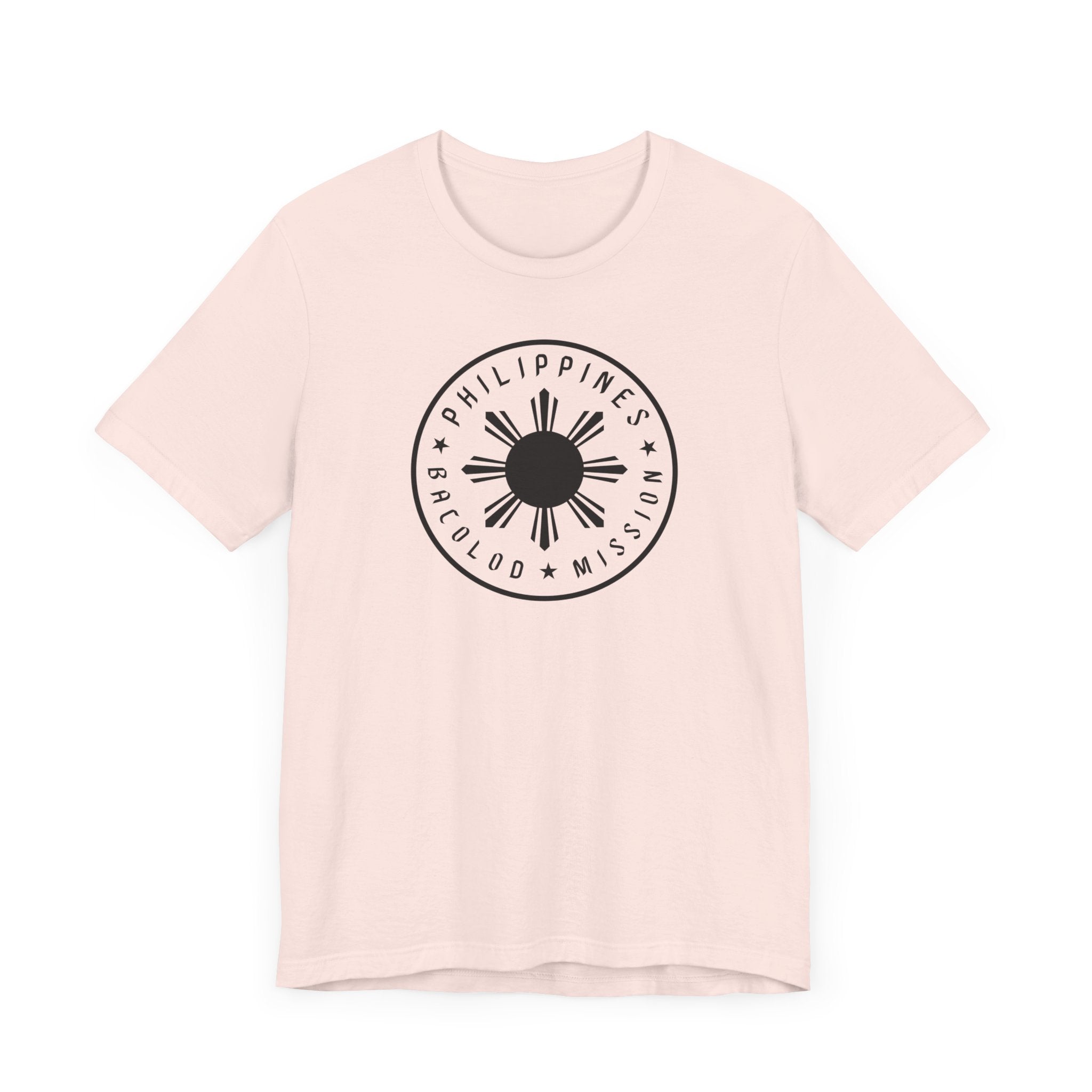 Philippines Bacolod Mission Monochrome Circle Logo T-Shirt - Mission Wishlist - LDS Missionary Gift Store
