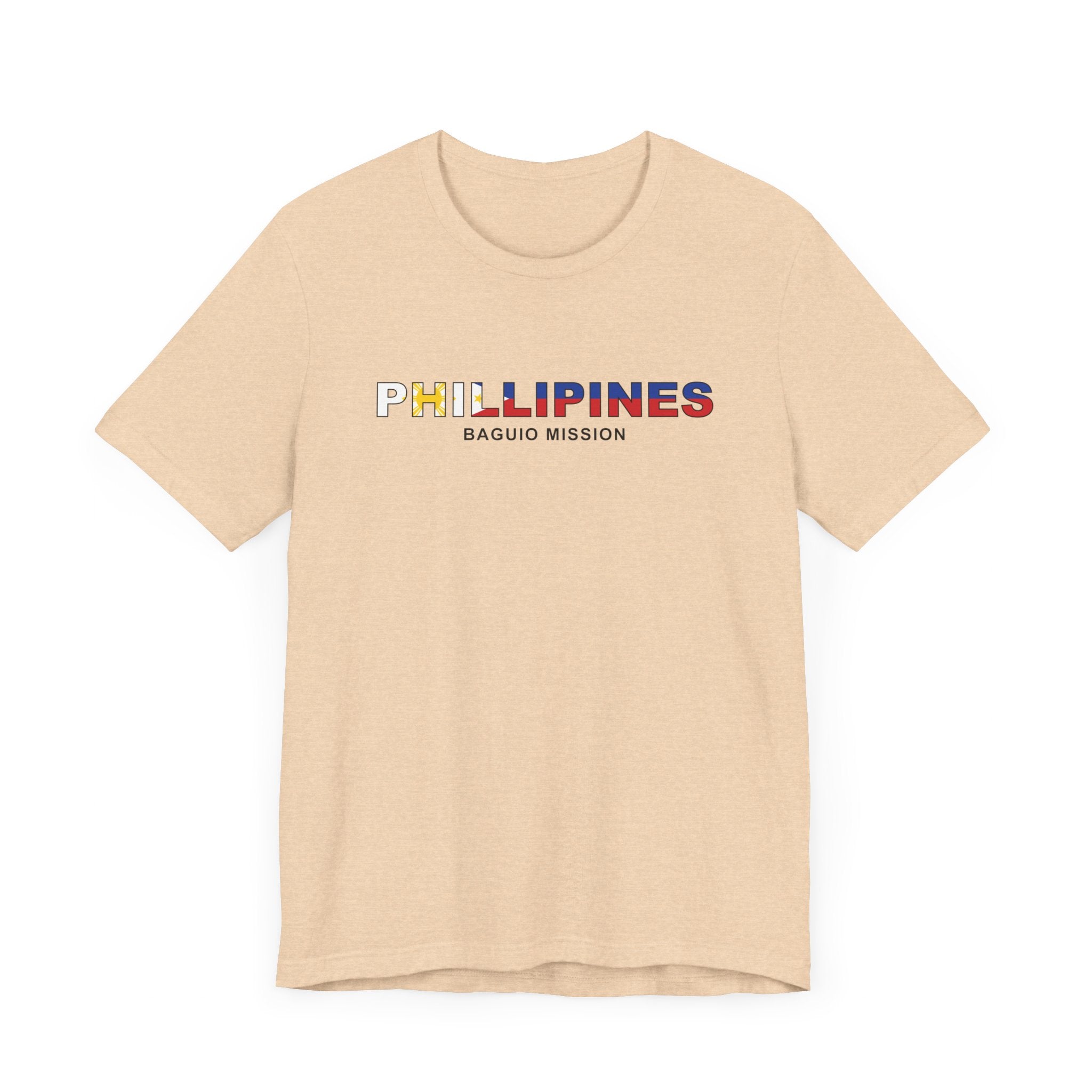 Philippines Baguio Mission Flag Title T-shirt - Mission Wishlist - LDS Missionary Gift Store