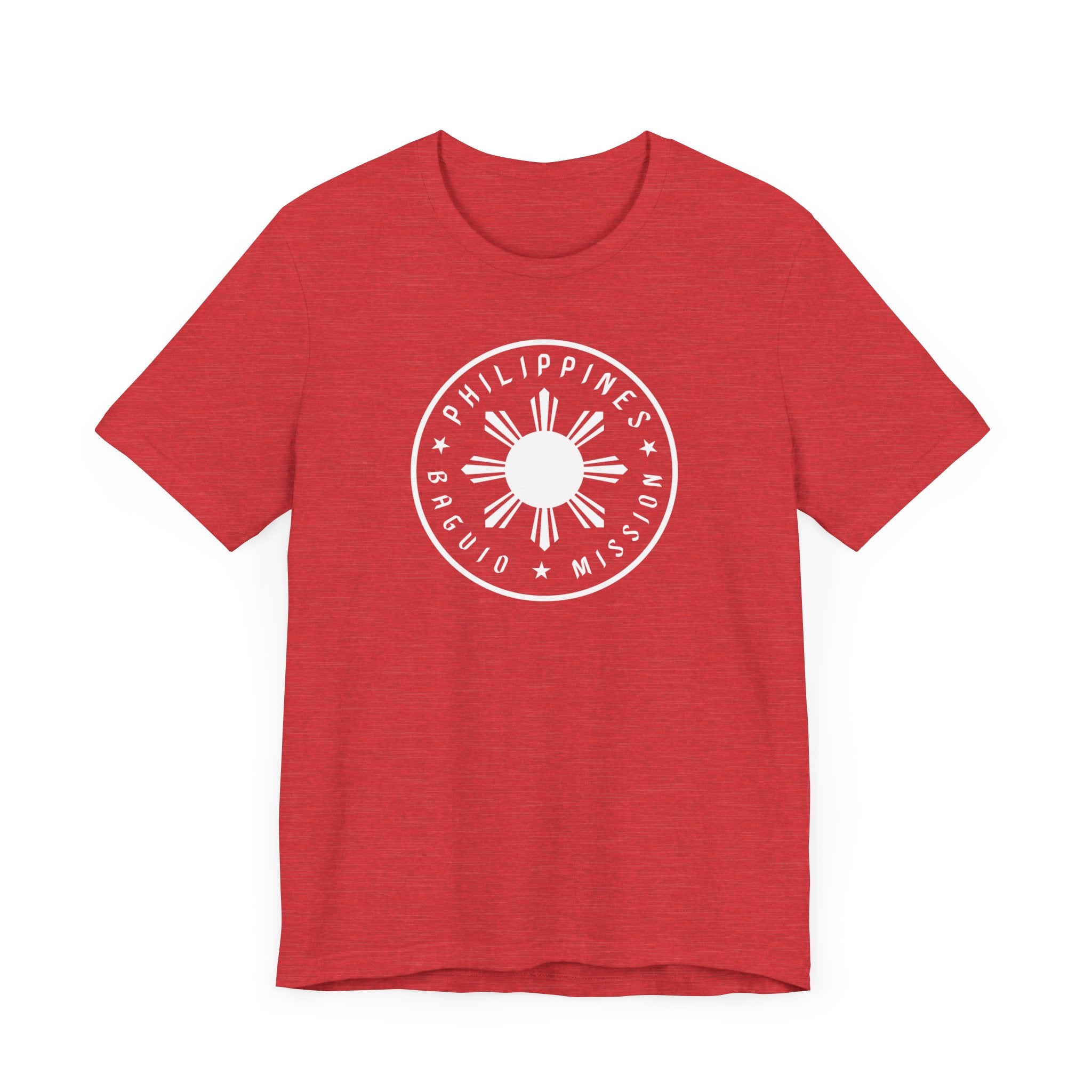Philippines Baguio Mission Monochrome Circle Logo T-Shirt - Mission Wishlist - LDS Missionary Gift Store
