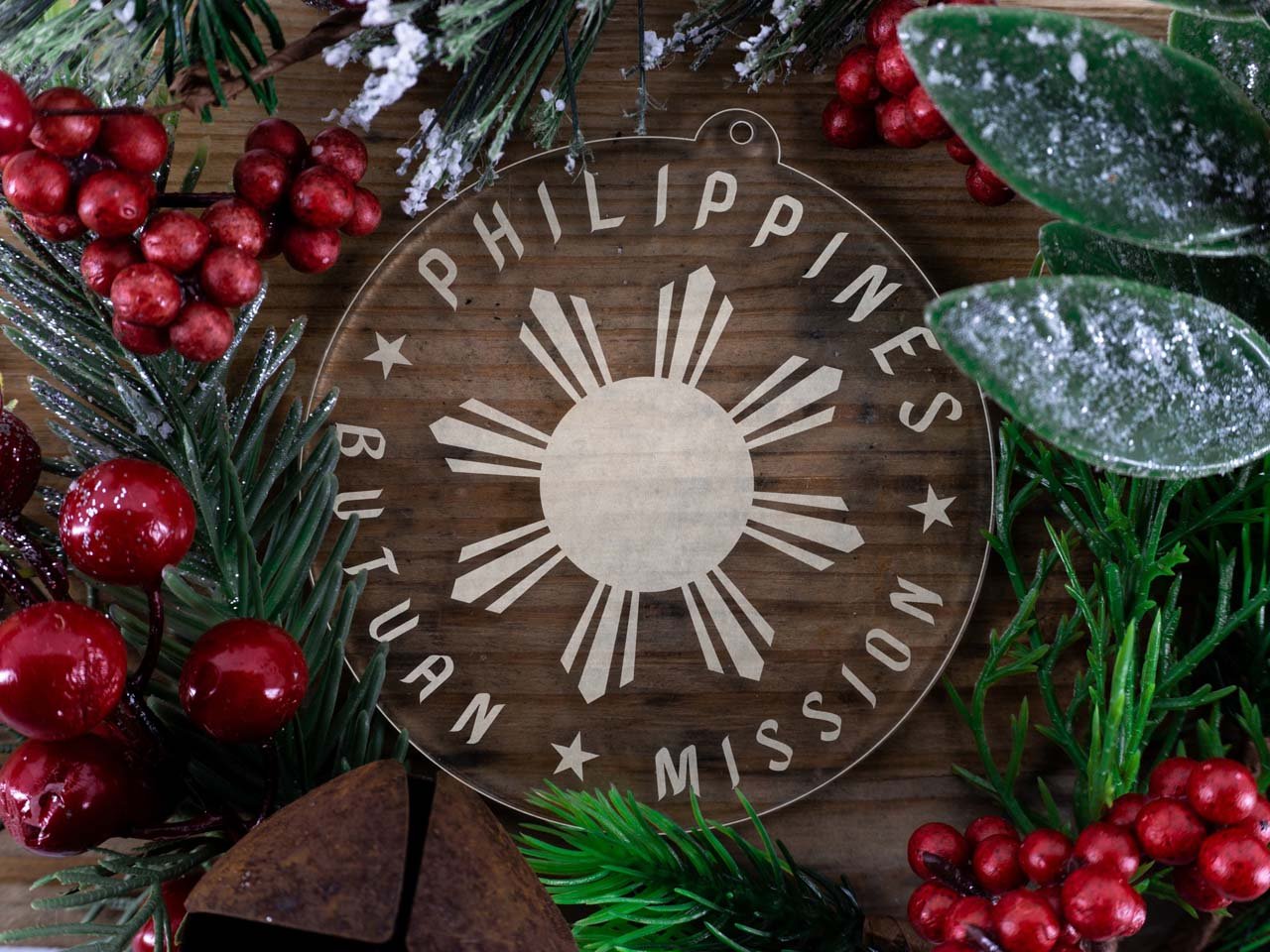 Philippines Butuan Mission Christmas Ornament - Latter-Day Saint LDS Missionary Gift - Book of Mormon