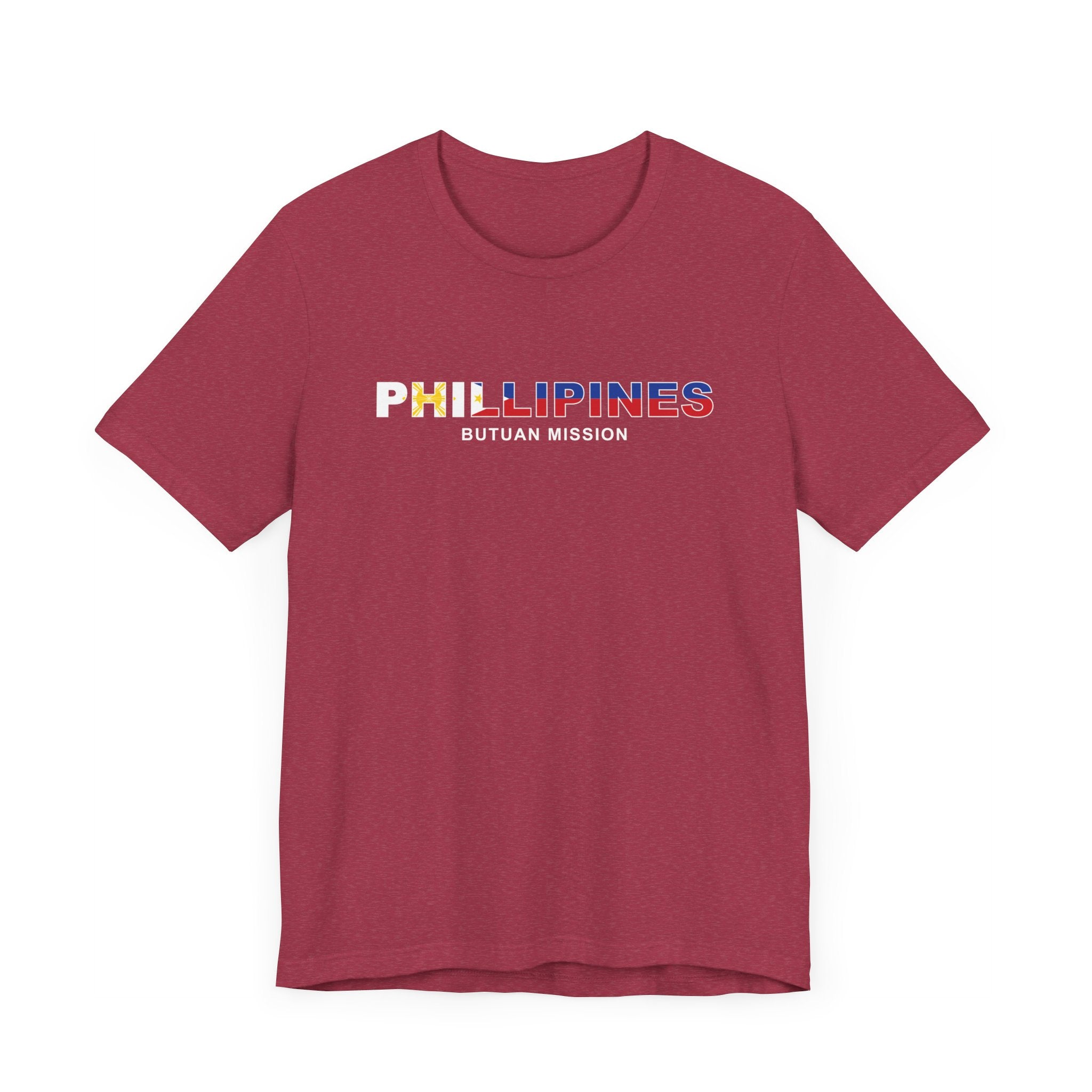 Philippines Butuan Mission Flag Title T-shirt - Latter-Day Saint LDS Missionary Gift - Book of Mormon