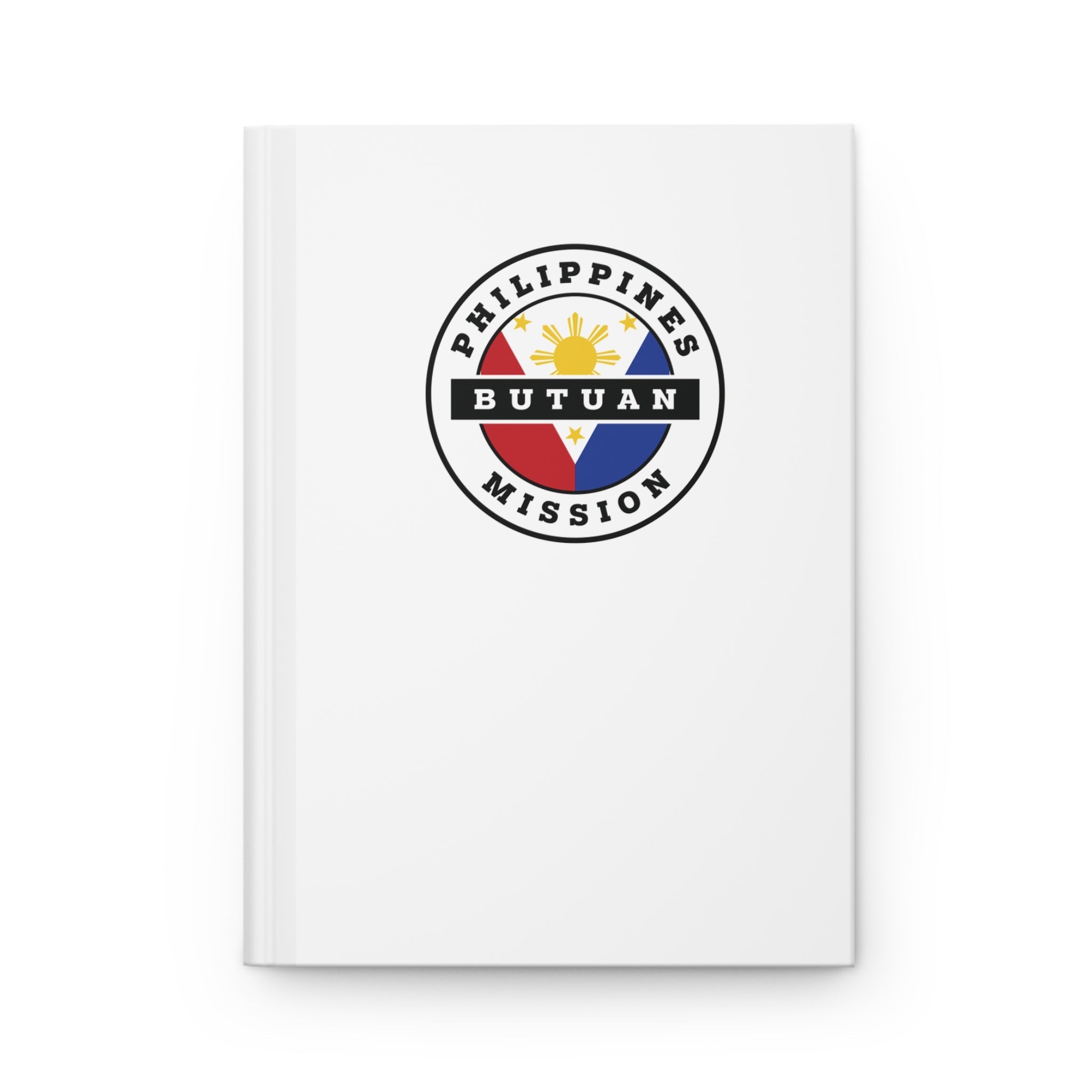 Philippines Butuan Mission Logo Design White Hardcover Journal Matte - Mission Wishlist - LDS Missionary Gift Store