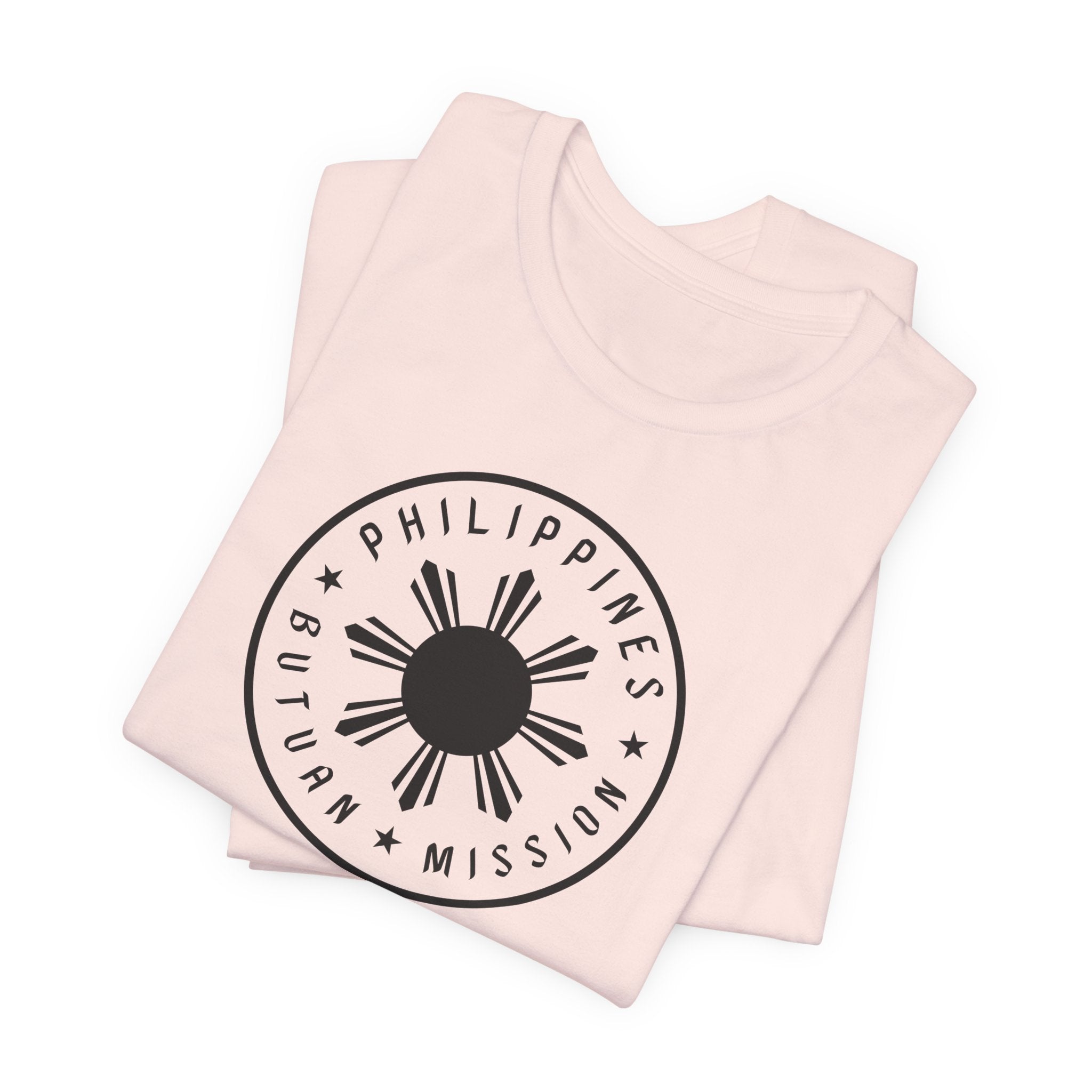 Philippines Butuan Mission Monochrome Circle Logo T-Shirt - Mission Wishlist - LDS Missionary Gift Store