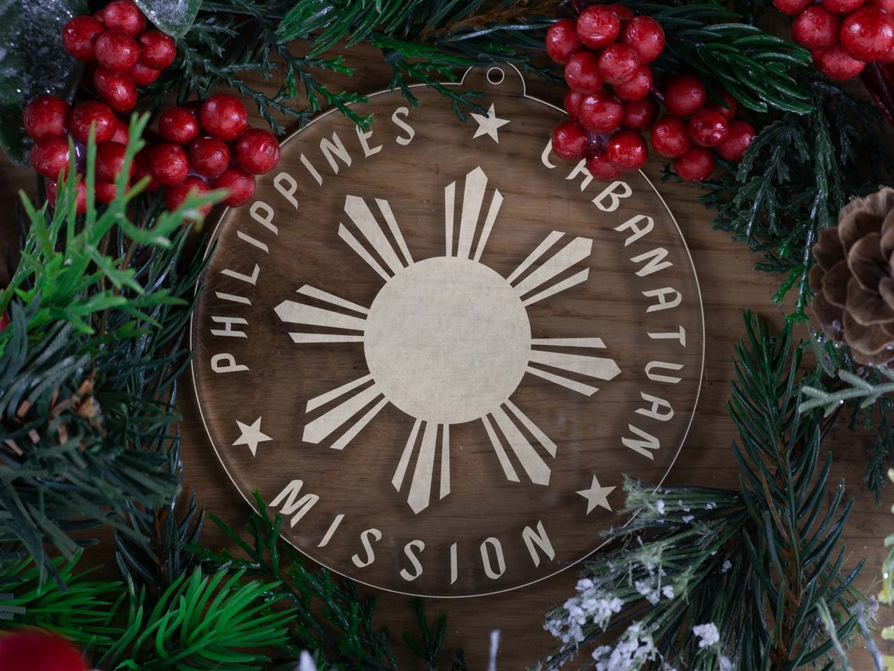 Philippines Cabanatuan Mission Christmas Ornament - Latter-Day Saint LDS Missionary Gift - Book of Mormon