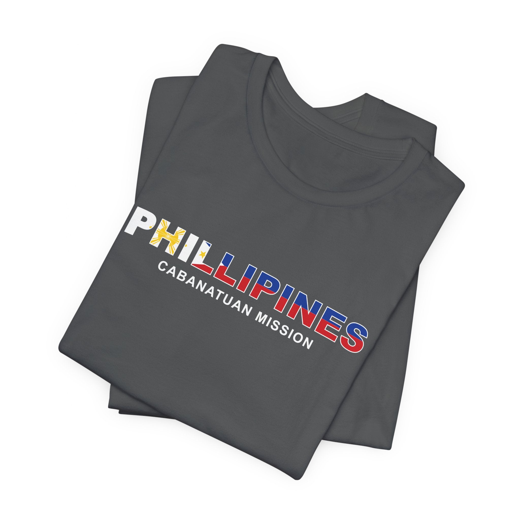 Philippines Cabanatuan Mission Flag Title T-shirt - Mission Wishlist - LDS Missionary Gift Store
