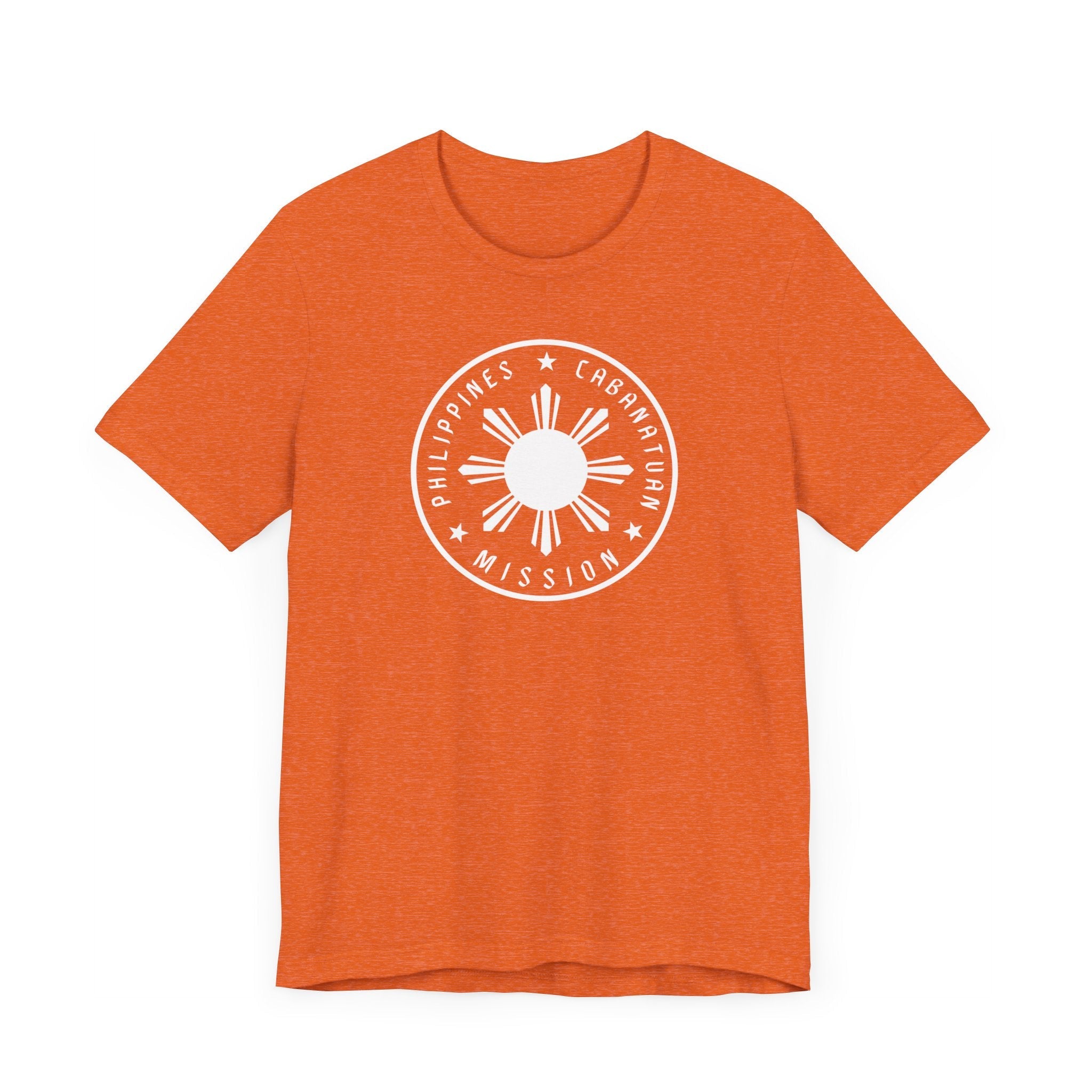 Philippines Cabanatuan Mission Monochrome Circle Logo T-Shirt - Mission Wishlist - LDS Missionary Gift Store