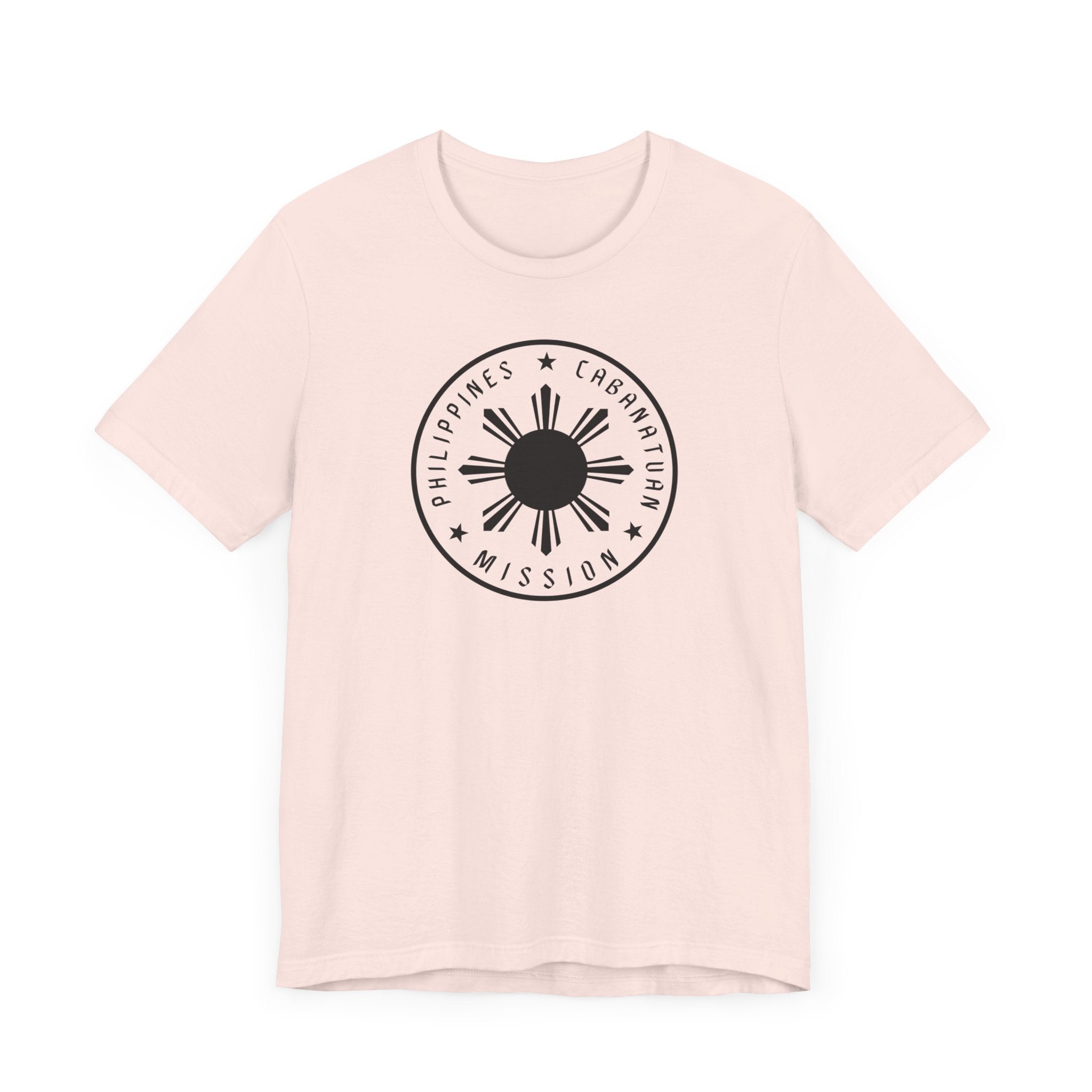 Philippines Cabanatuan Mission Monochrome Circle Logo T-Shirt - Mission Wishlist - LDS Missionary Gift Store