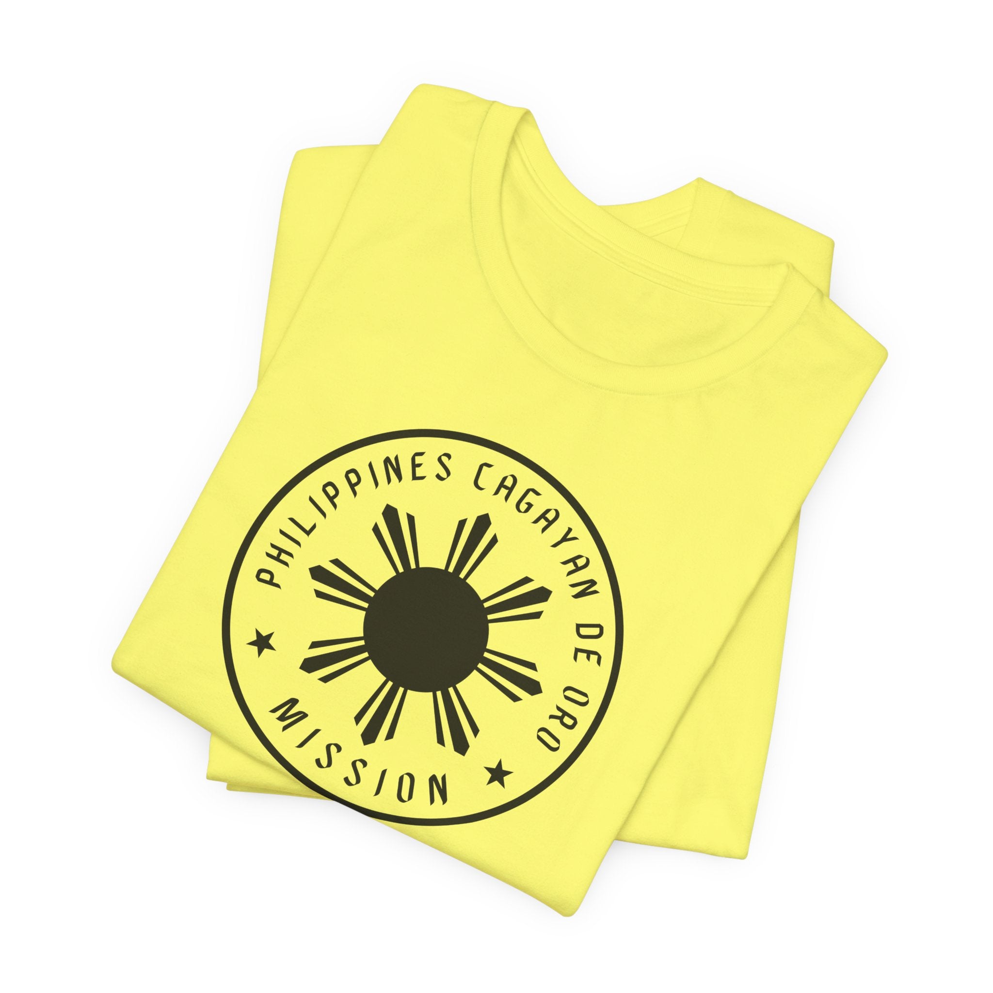 Philippines Cagayan De Oro Mission Monochrome Circle Logo T-Shirt - Mission Wishlist - LDS Missionary Gift Store