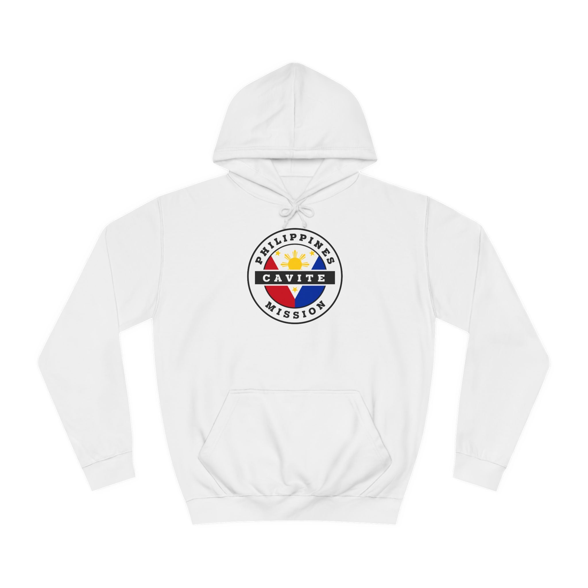 Philippines Cavite Mission Flag Logo (White Border) College Hoodie - Mission Wishlist - LDS Missionary Gift Store