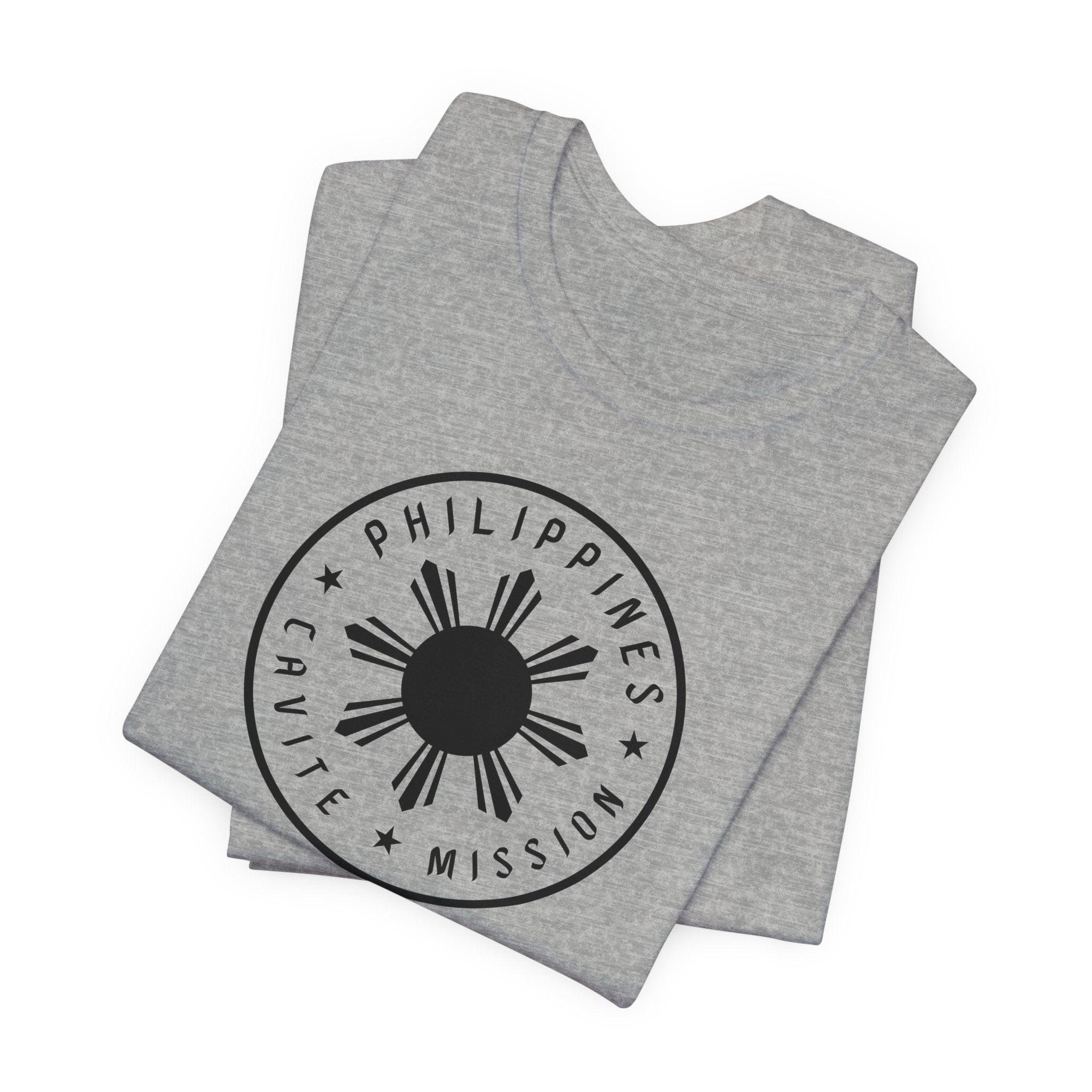 Philippines Cavite Mission Monochrome Circle Logo T-Shirt - Mission Wishlist - LDS Missionary Gift Store