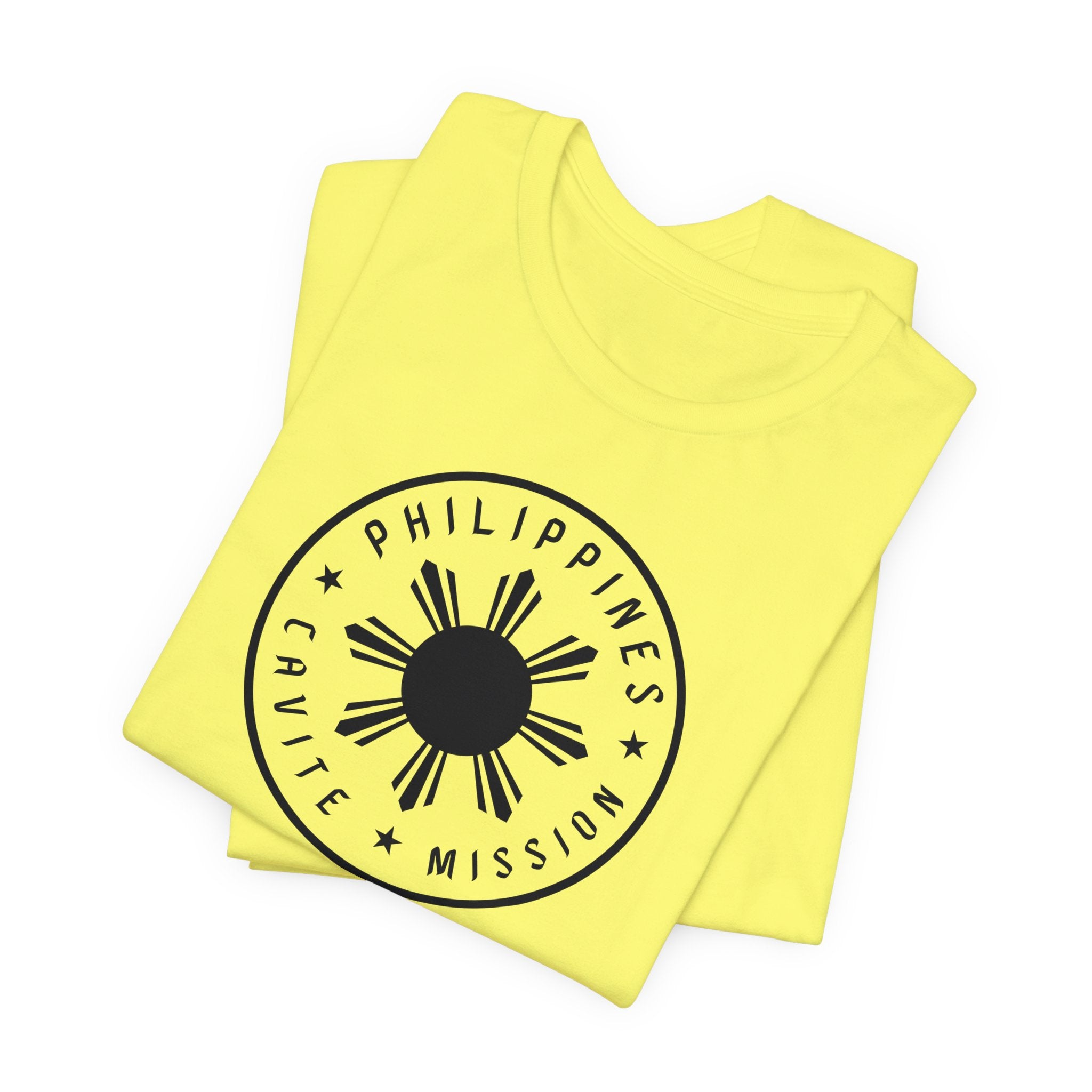 Philippines Cavite Mission Monochrome Circle Logo T-Shirt - Mission Wishlist - LDS Missionary Gift Store