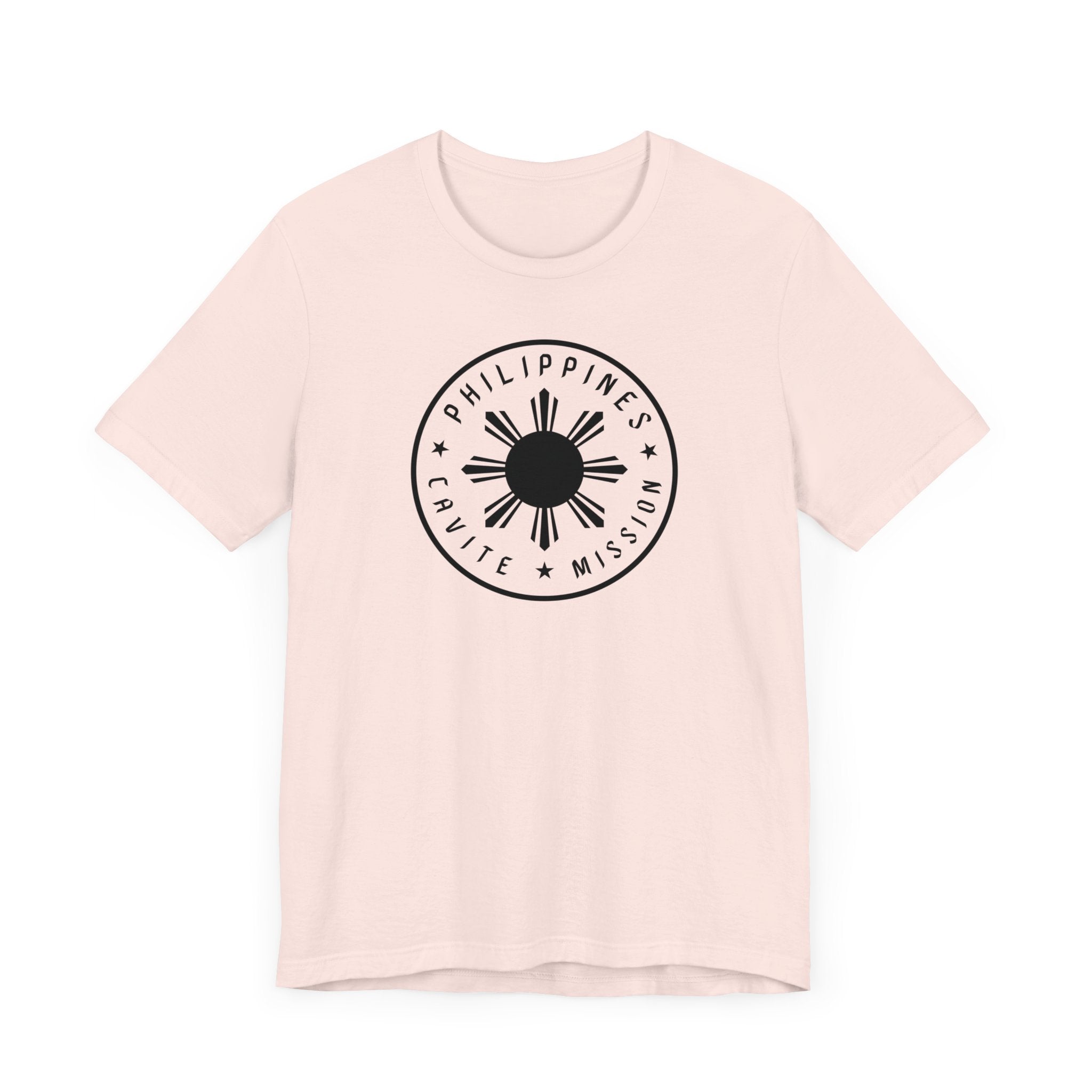 Philippines Cavite Mission Monochrome Circle Logo T-Shirt - Mission Wishlist - LDS Missionary Gift Store