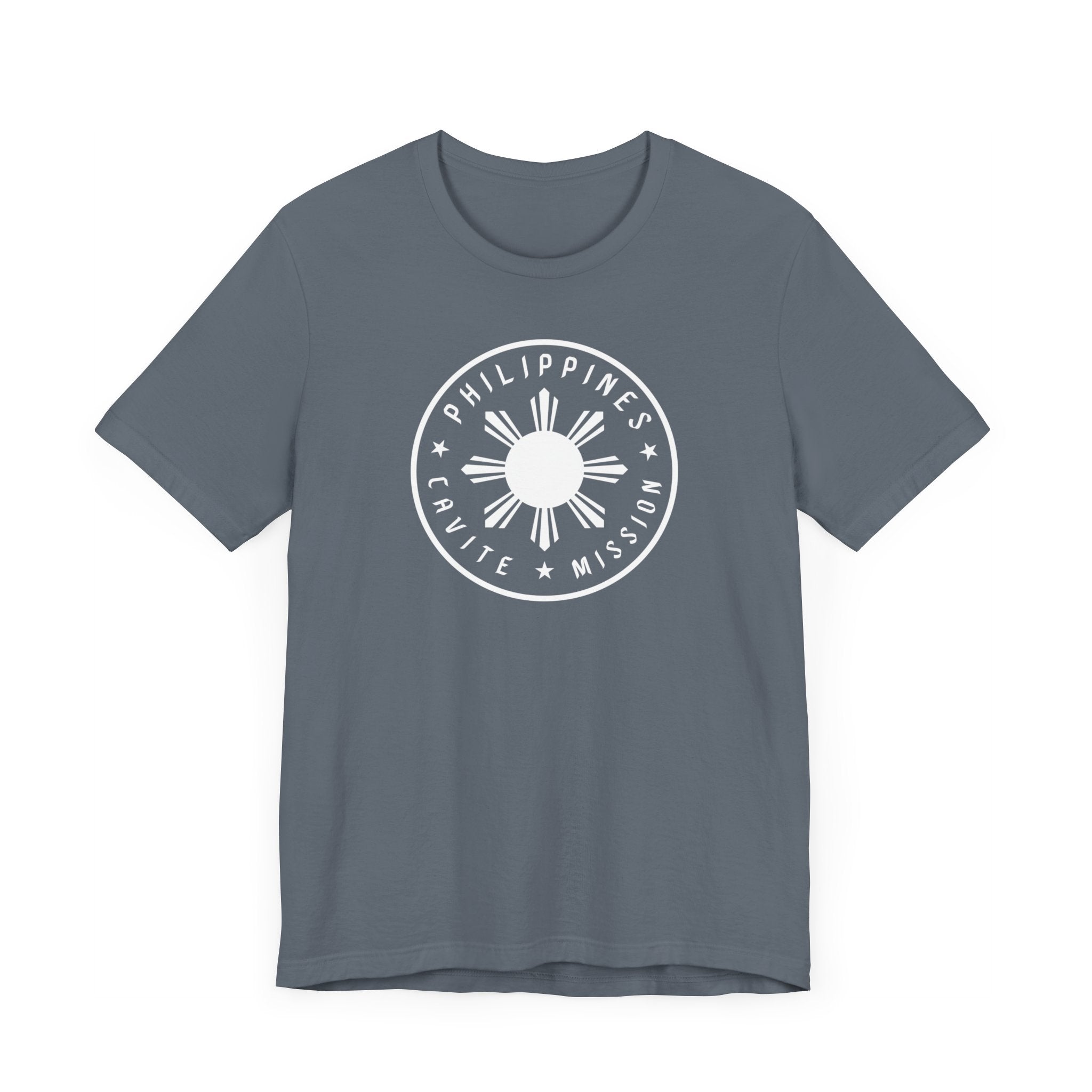 Philippines Cavite Mission Monochrome Circle Logo T-Shirt - Mission Wishlist - LDS Missionary Gift Store