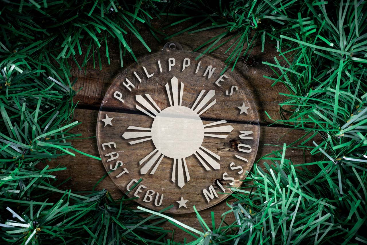 Philippines Cebu East Mission Christmas Ornament - Latter-Day Saint LDS Missionary Gift - Book of Mormon