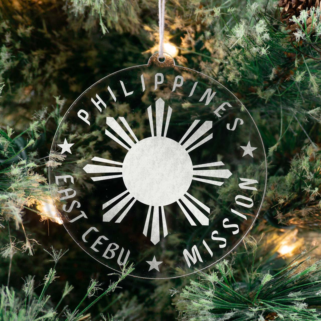 Philippines Cebu East Mission Christmas Ornament - Latter-Day Saint LDS Missionary Gift - Book of Mormon