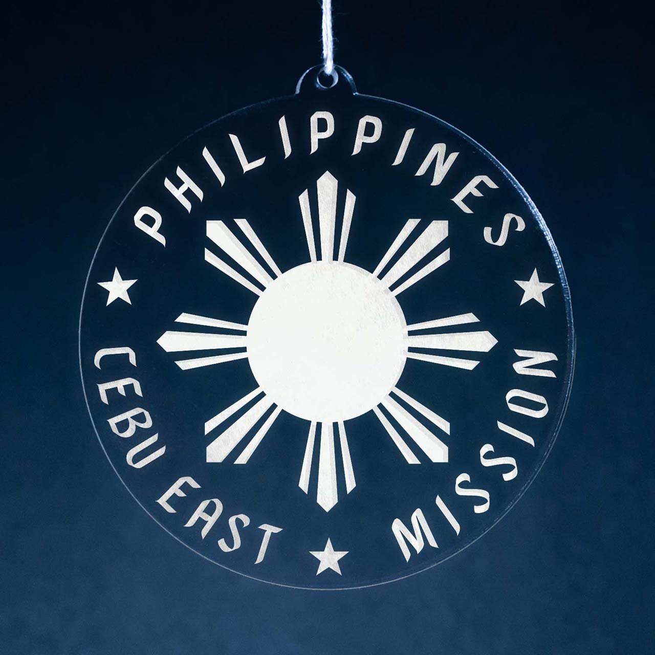 Philippines Cebu East Mission Christmas Ornament - Latter-Day Saint LDS Missionary Gift - Book of Mormon