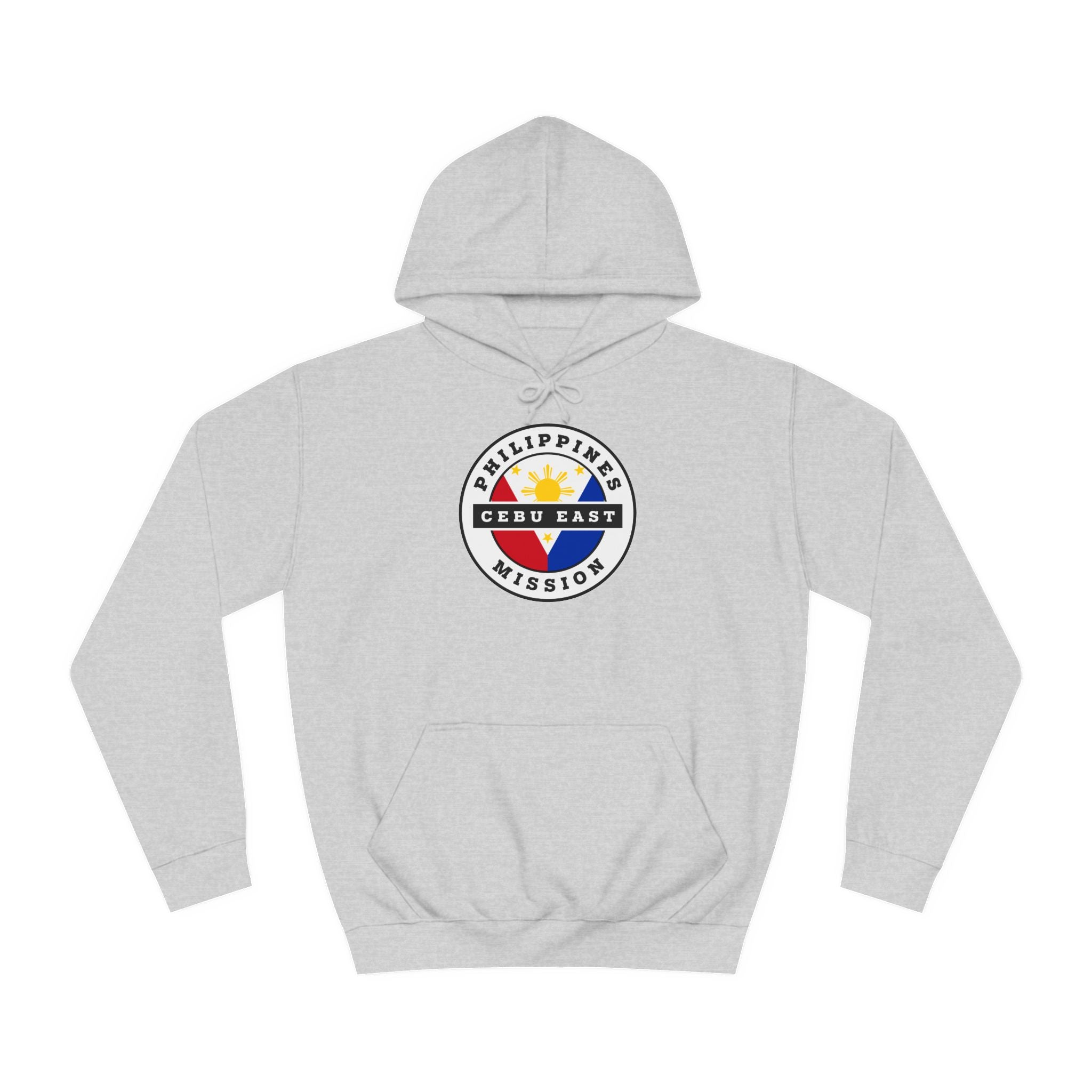 Philippines Cebu East Mission Flag Logo (White Border) College Hoodie - Mission Wishlist - LDS Missionary Gift Store