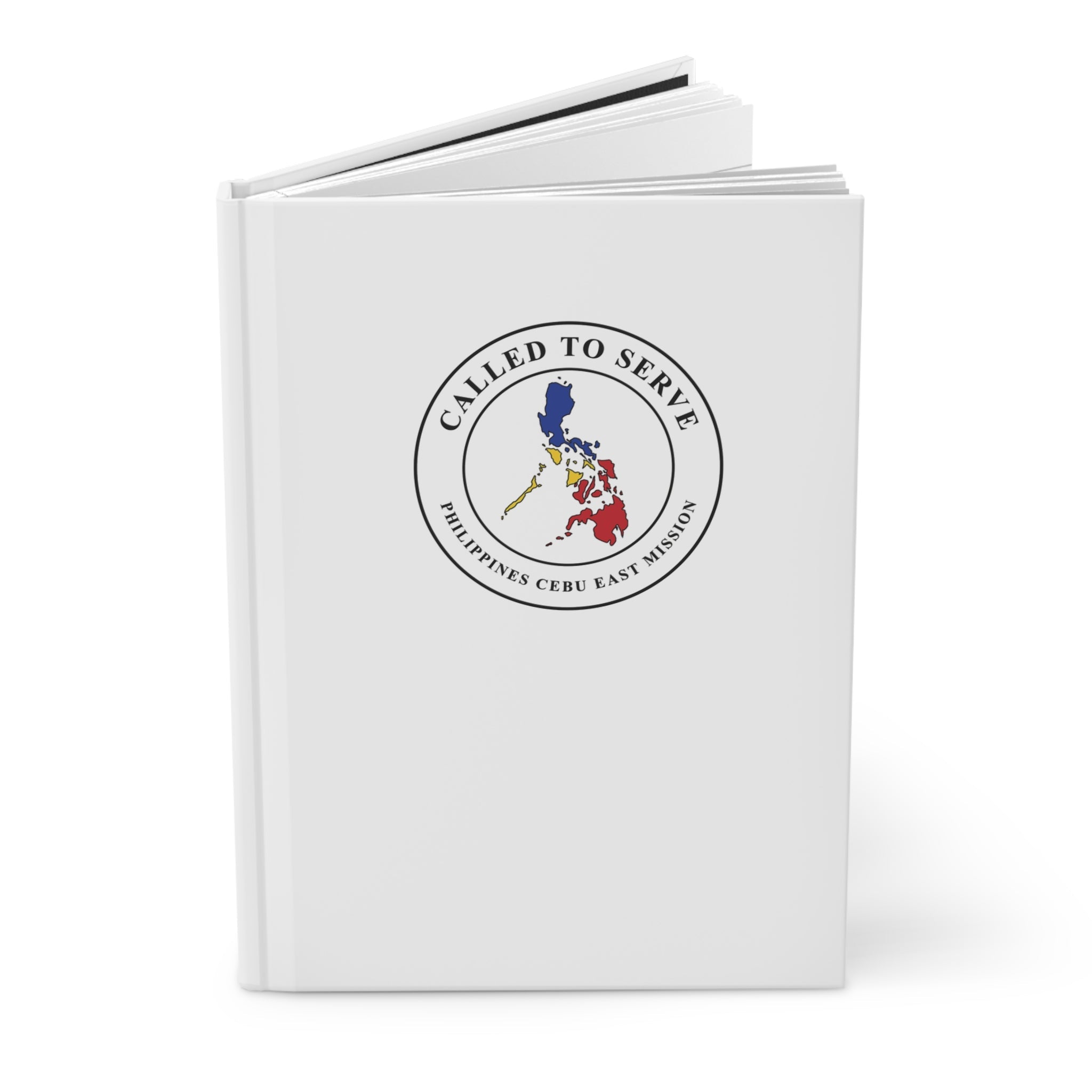 Philippines Cebu East Mission Flag Map Called to Serve White Hardcover Journal Matte - Latter-Day Saint LDS Missionary Gift - Book of Mormon