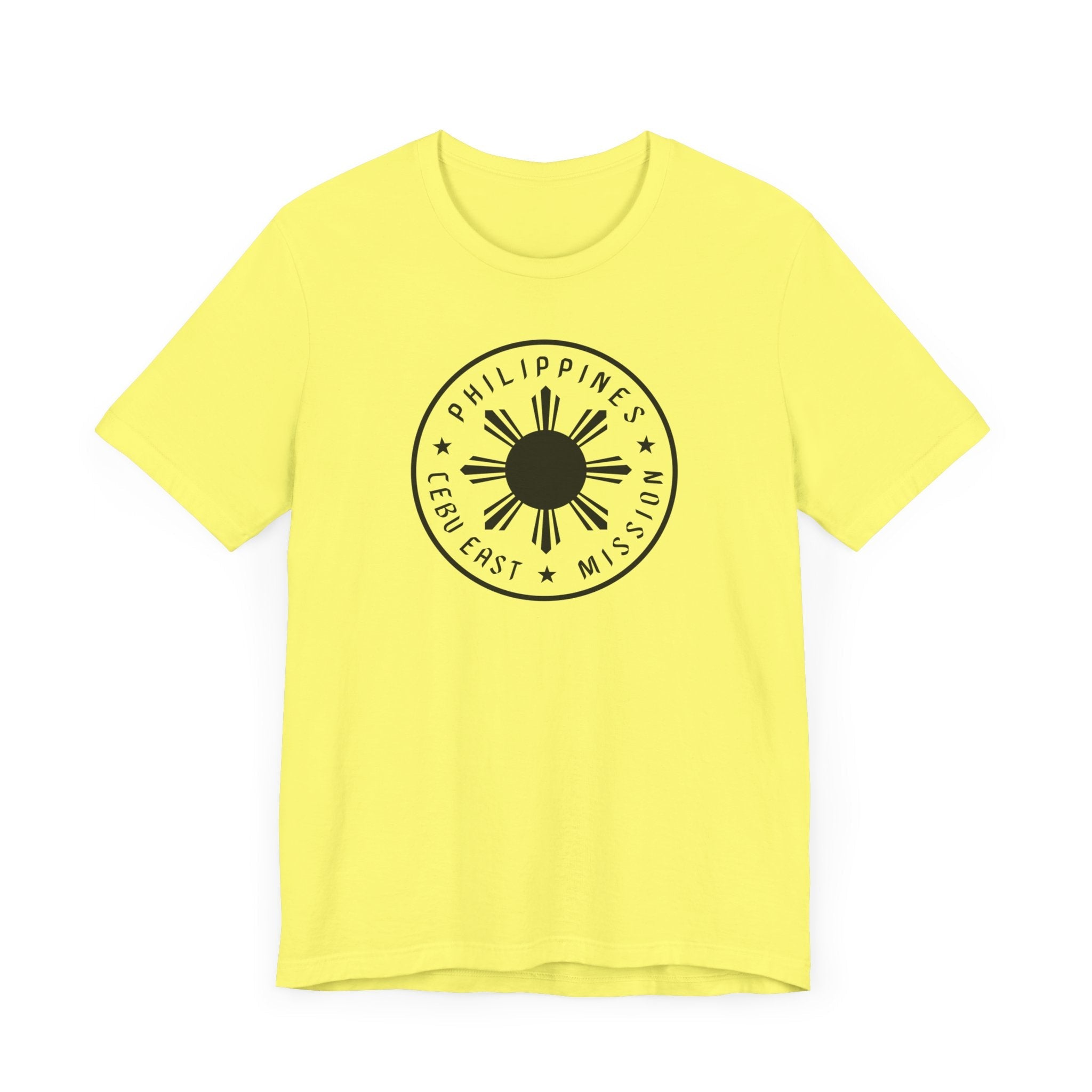 Philippines Cebu East Mission Monochrome Circle Logo T-Shirt - Mission Wishlist - LDS Missionary Gift Store