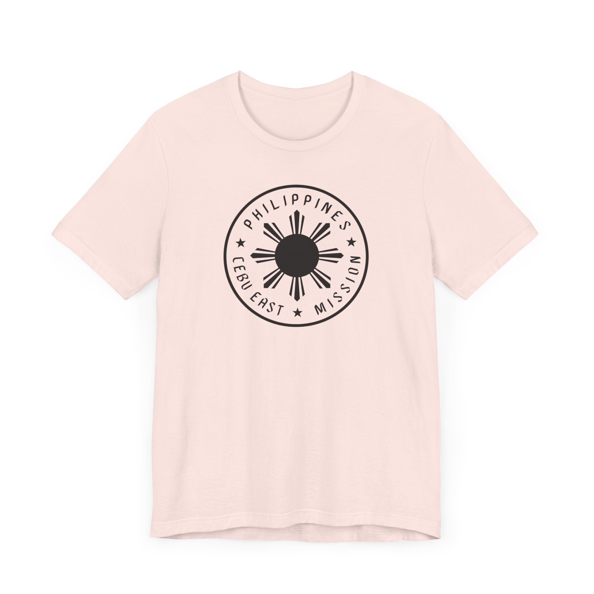 Philippines Cebu East Mission Monochrome Circle Logo T-Shirt - Mission Wishlist - LDS Missionary Gift Store