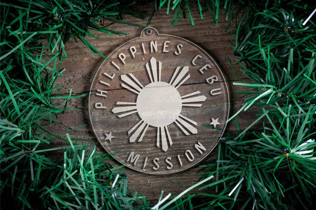 Philippines Cebu Mission Christmas Ornament - Latter-Day Saint LDS Missionary Gift - Book of Mormon