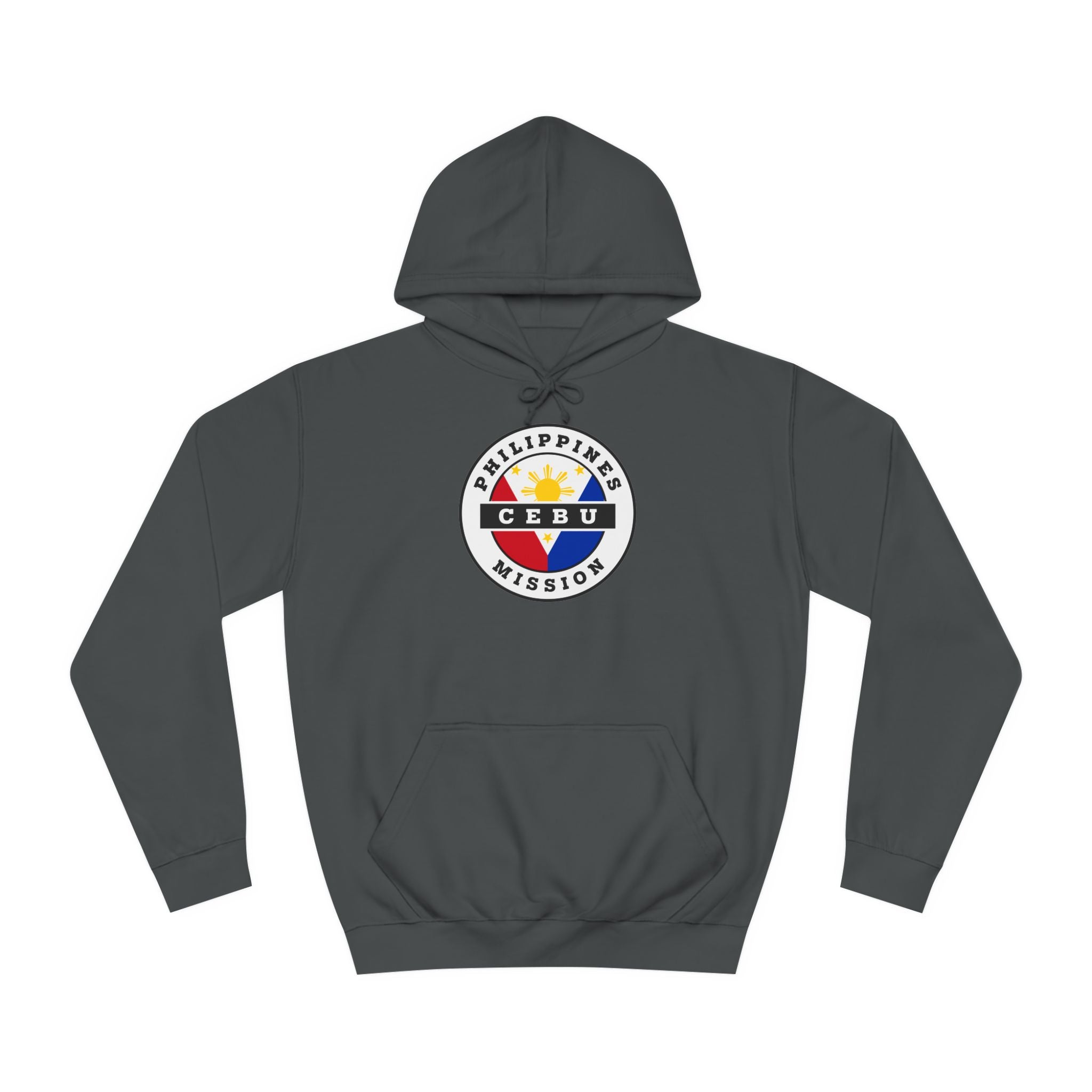 Philippines Cebu Mission Flag Logo (White Border) College Hoodie - Latter-Day Saint LDS Missionary Gift - Book of Mormon