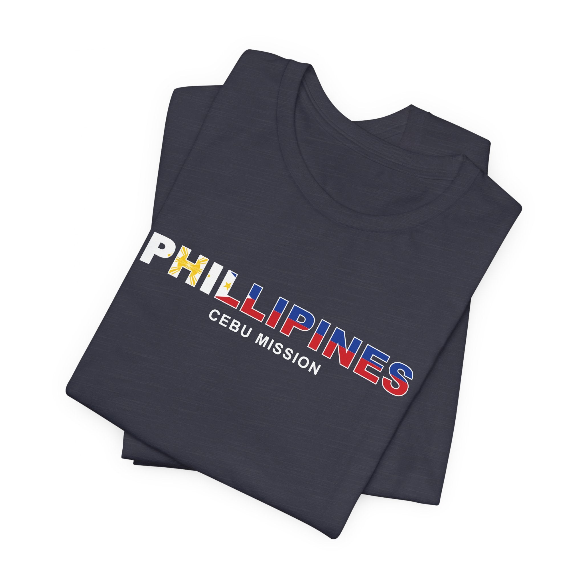 Philippines Cebu Mission Flag Title T-shirt - Latter-Day Saint LDS Missionary Gift - Book of Mormon