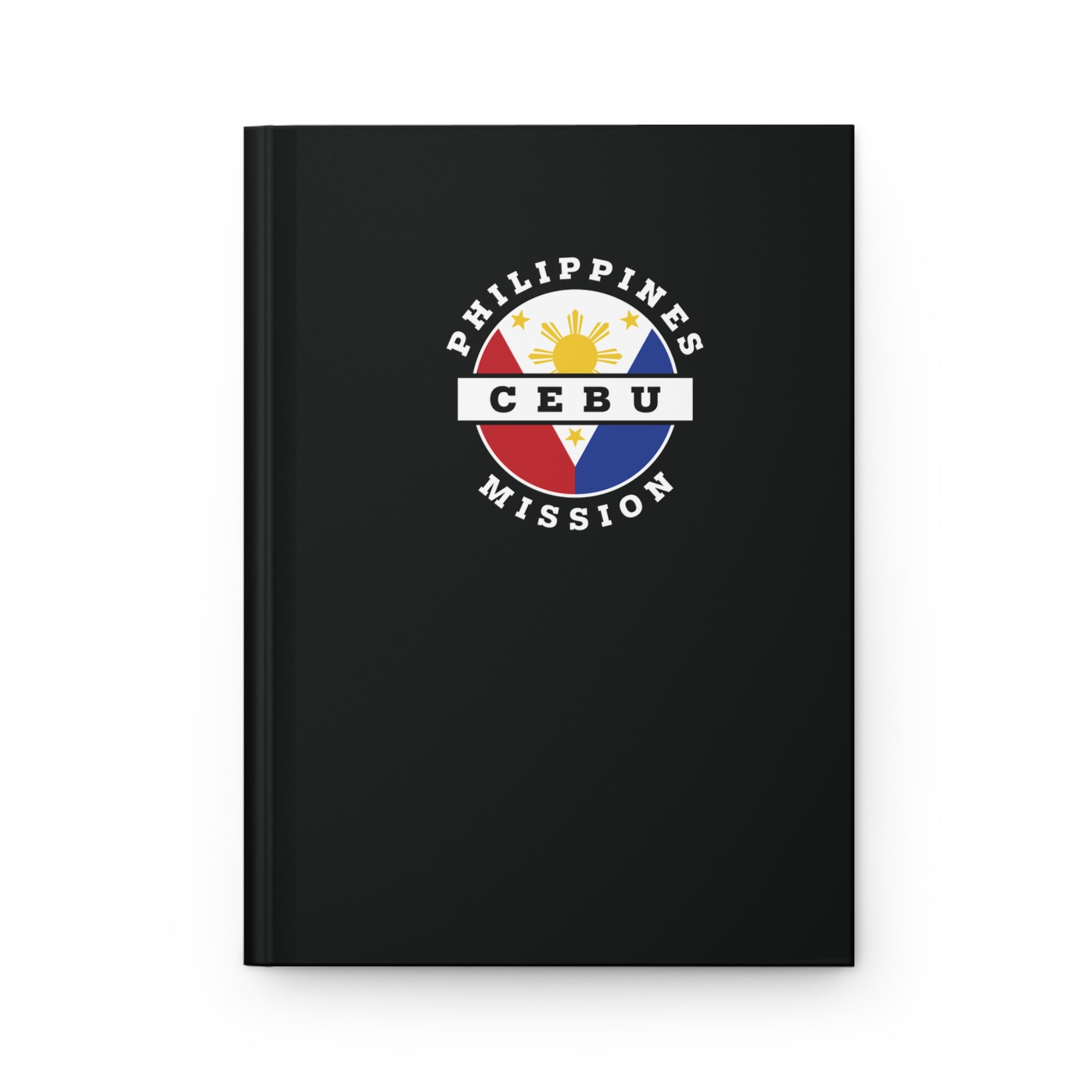 Philippines Cebu Mission Logo Design Black Hardcover Journal Matte - Latter-Day Saint LDS Missionary Gift - Book of Mormon