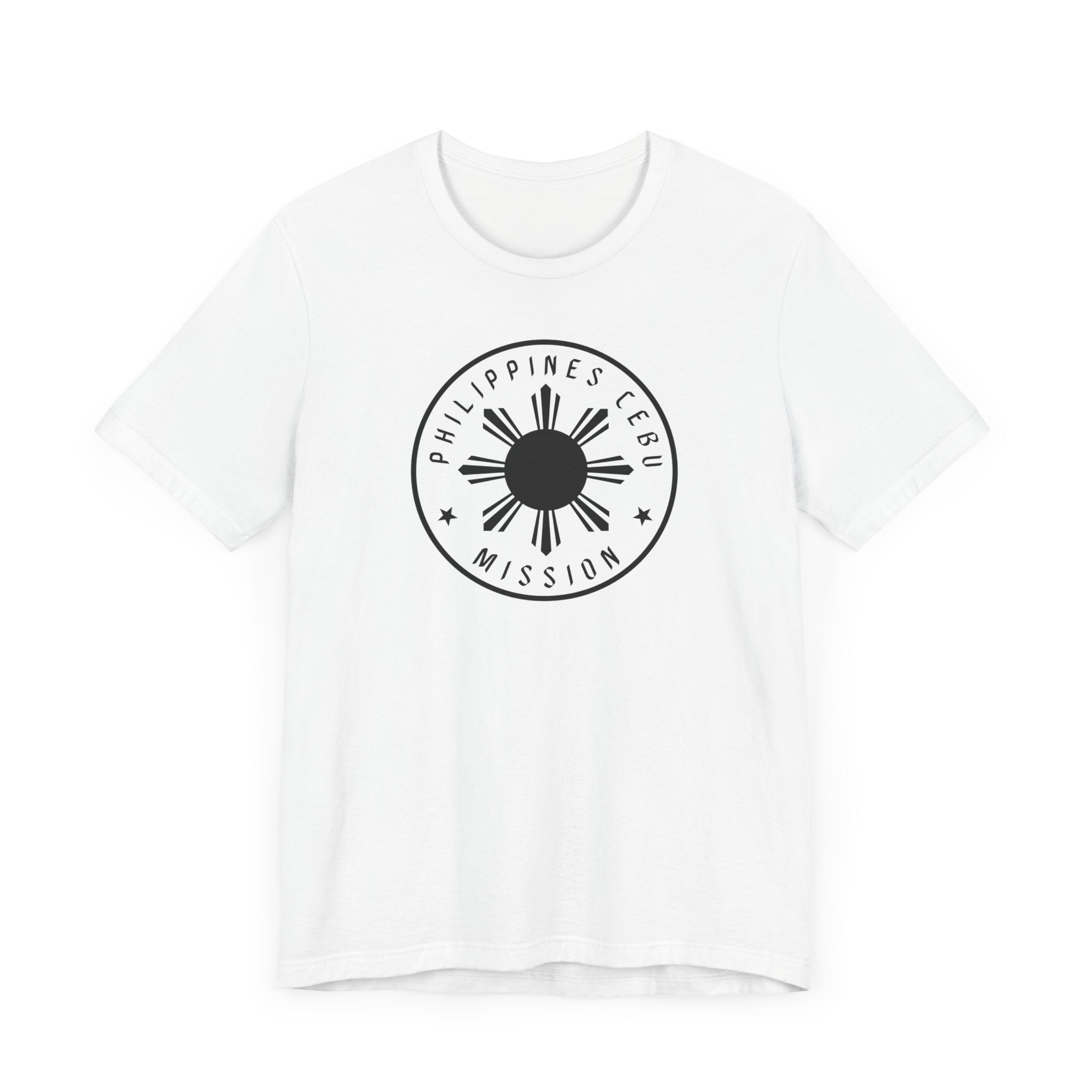 Philippines Cebu Mission Monochrome Circle Logo T-Shirt - Latter-Day Saint LDS Missionary Gift - Book of Mormon