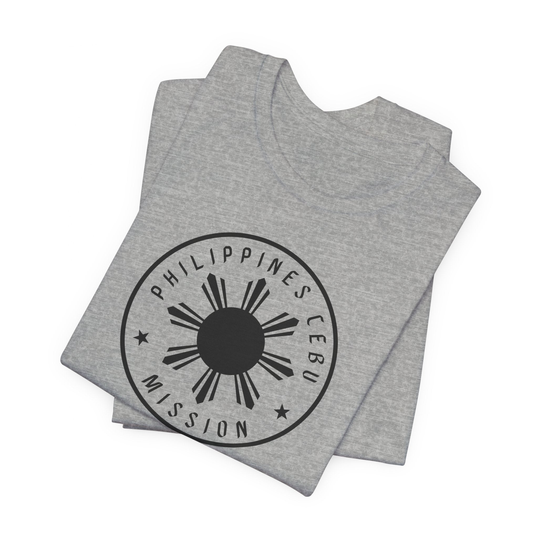 Philippines Cebu Mission Monochrome Circle Logo T-Shirt - Latter-Day Saint LDS Missionary Gift - Book of Mormon
