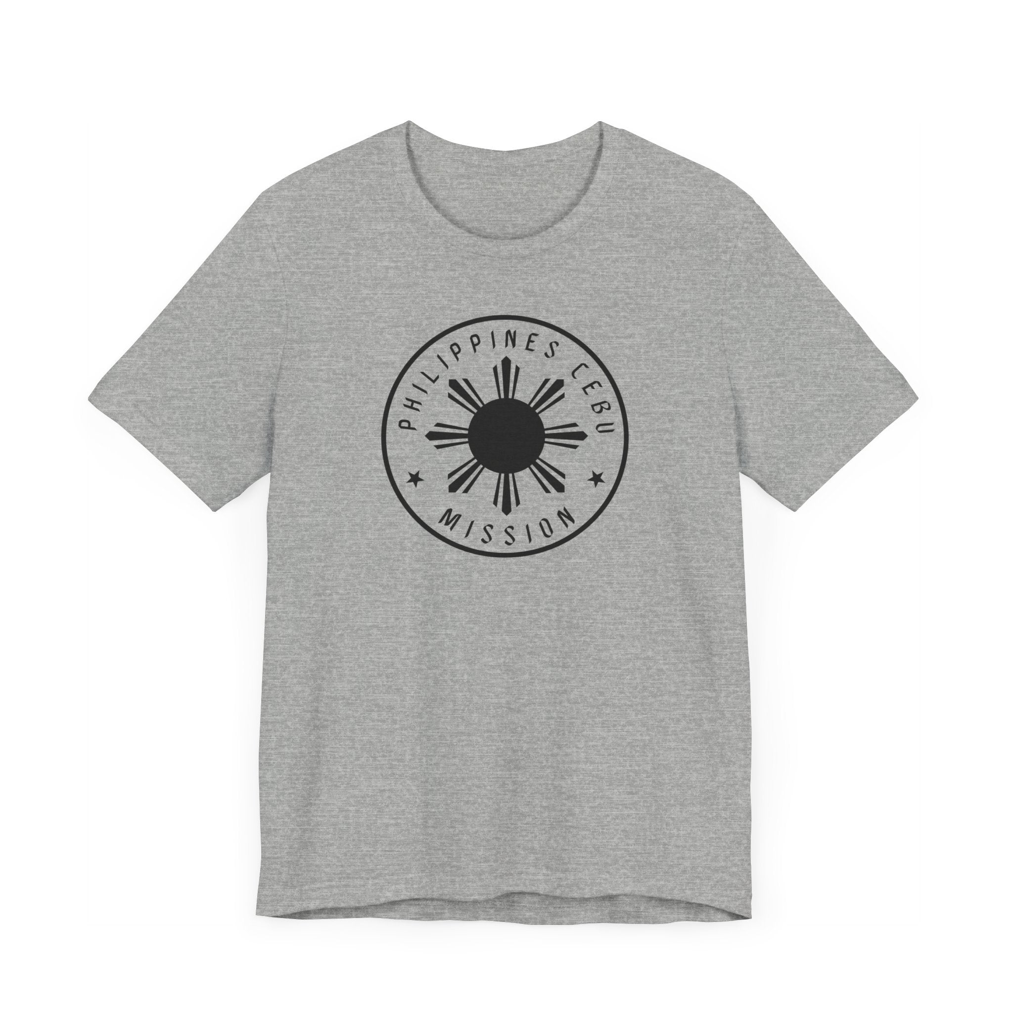 Philippines Cebu Mission Monochrome Circle Logo T-Shirt - Latter-Day Saint LDS Missionary Gift - Book of Mormon