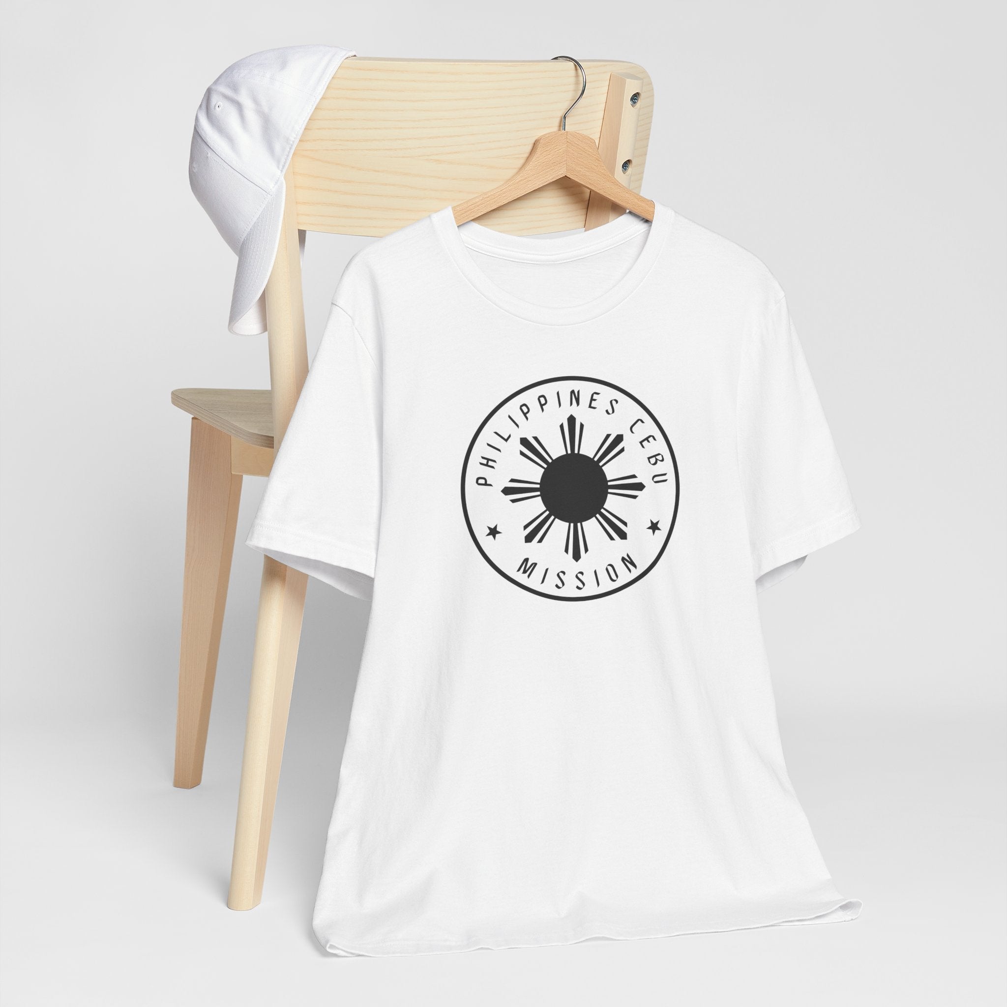 Philippines Cebu Mission Monochrome Circle Logo T-Shirt - Latter-Day Saint LDS Missionary Gift - Book of Mormon