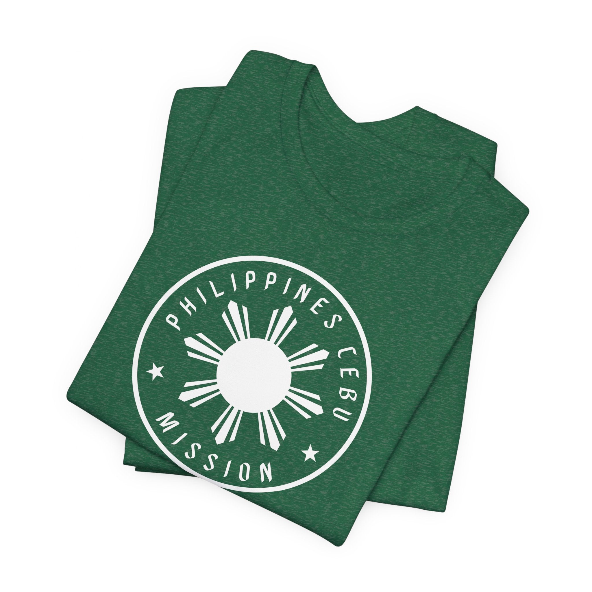 Philippines Cebu Mission Monochrome Circle Logo T-Shirt - Latter-Day Saint LDS Missionary Gift - Book of Mormon