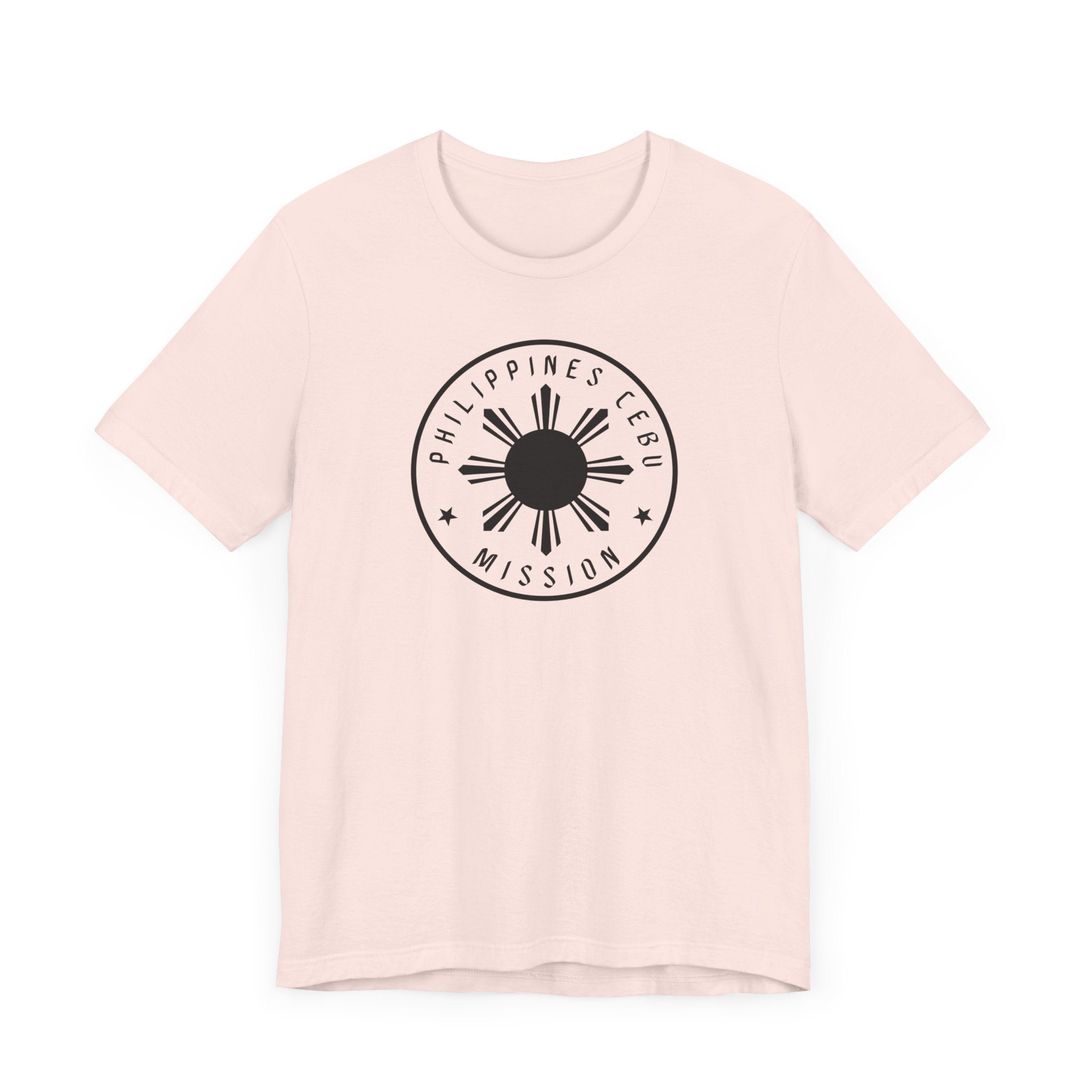 Philippines Cebu Mission Monochrome Circle Logo T-Shirt - Latter-Day Saint LDS Missionary Gift - Book of Mormon