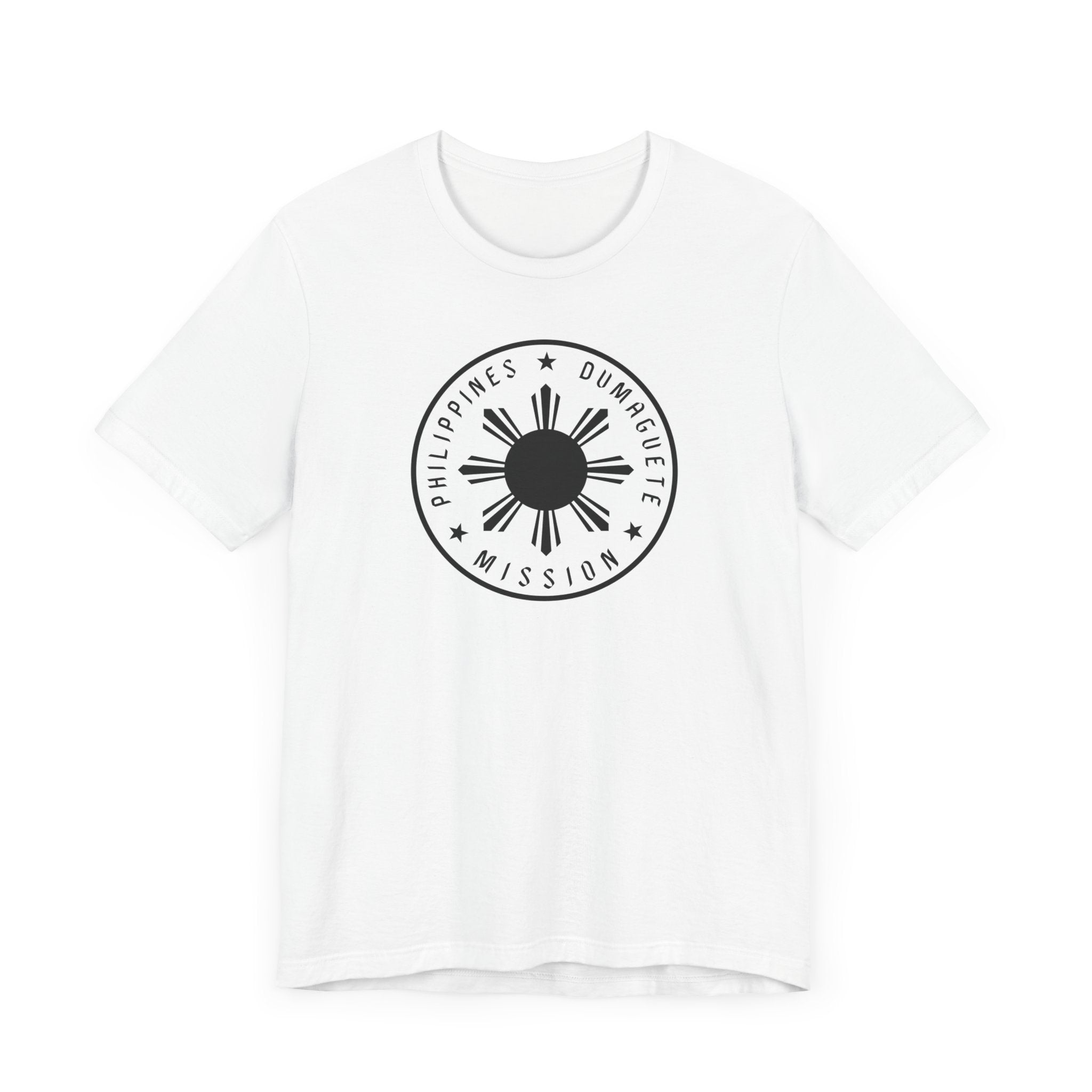 Philippines Dumaguete Mission Monochrome Circle Logo T-Shirt - Mission Wishlist - LDS Missionary Gift Store