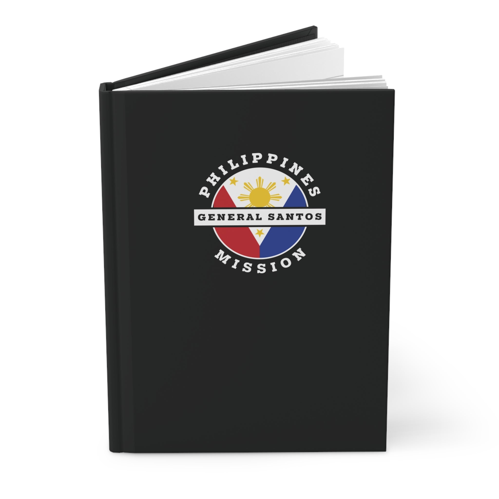Philippines General Santos Mission Logo Design Black Hardcover Journal Matte - Mission Wishlist - LDS Missionary Gift Store