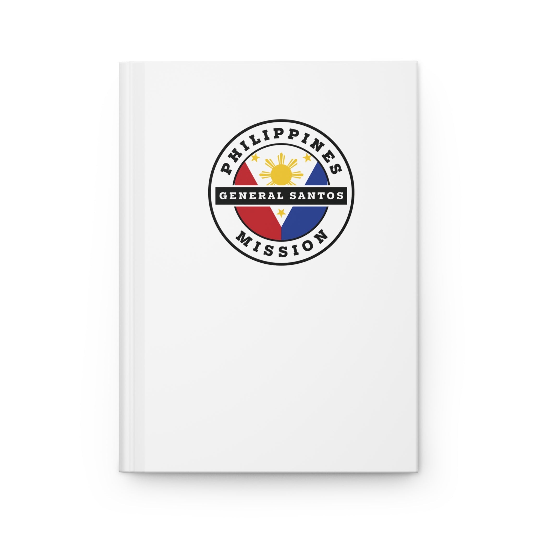 Philippines General Santos Mission Logo Design White Hardcover Journal Matte - Mission Wishlist - LDS Missionary Gift Store