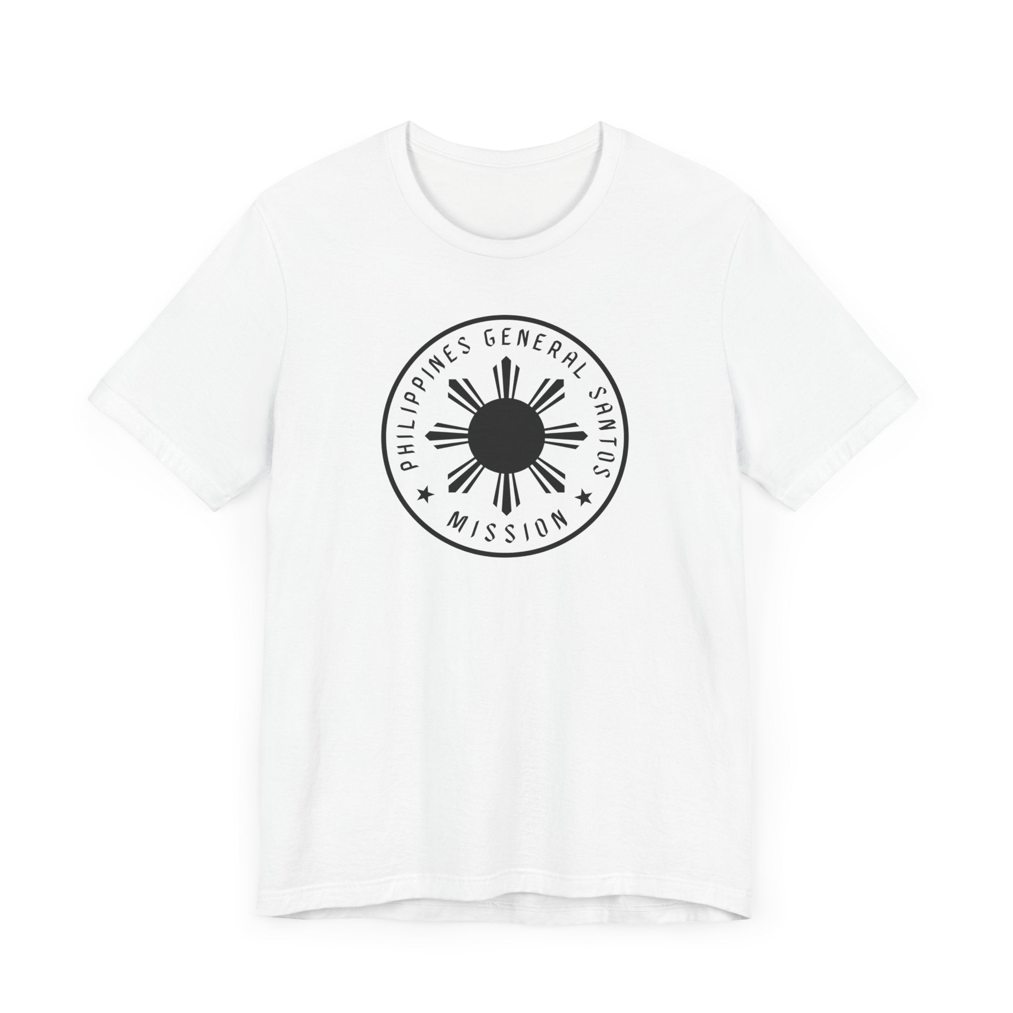 Philippines General Santos Mission Monochrome Circle Logo T-Shirt - Mission Wishlist - LDS Missionary Gift Store