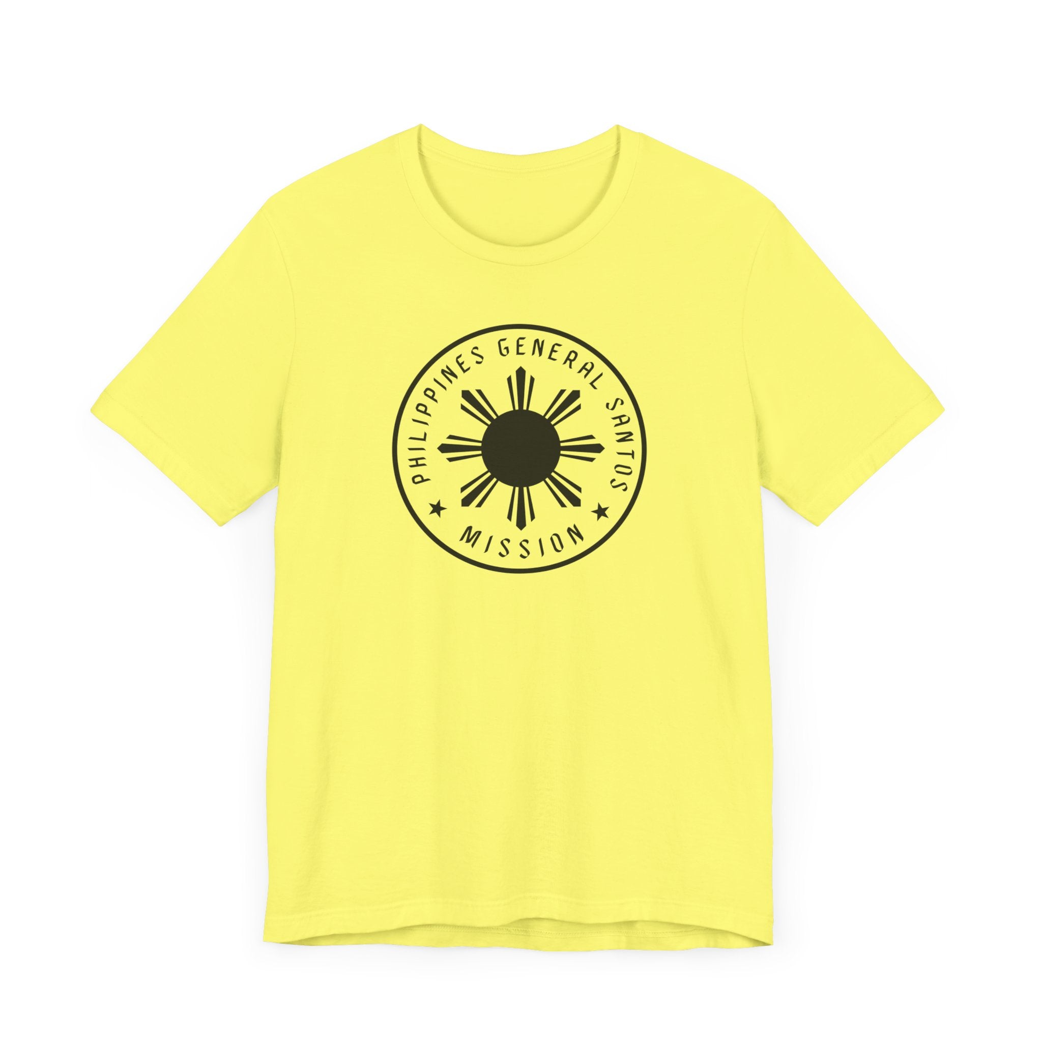 Philippines General Santos Mission Monochrome Circle Logo T-Shirt - Mission Wishlist - LDS Missionary Gift Store