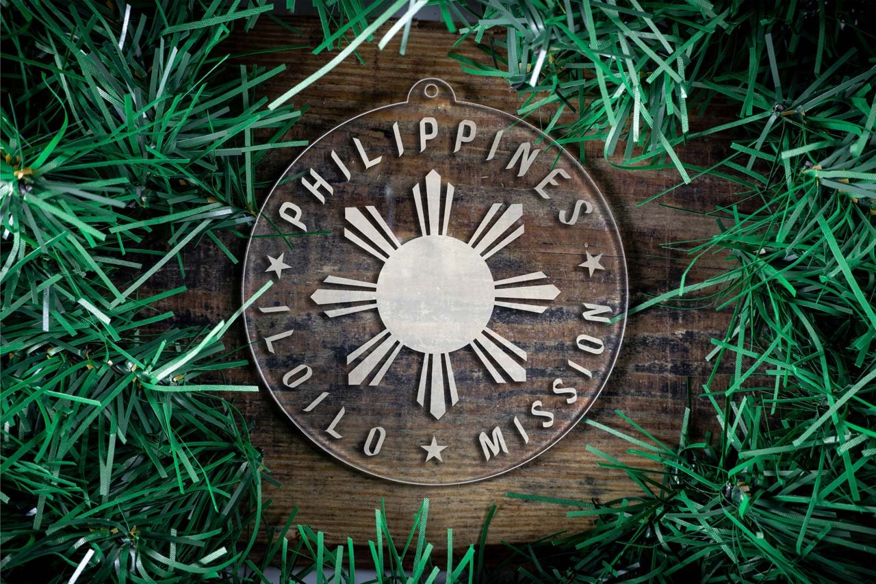 Philippines Iloilo Mission Christmas Ornament - Latter-Day Saint LDS Missionary Gift - Book of Mormon