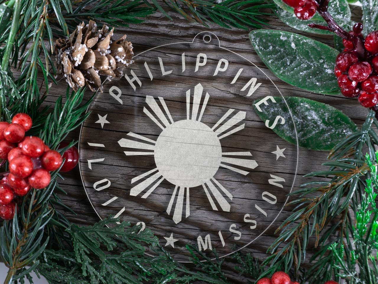 Philippines Iloilo Mission Christmas Ornament - Latter-Day Saint LDS Missionary Gift - Book of Mormon