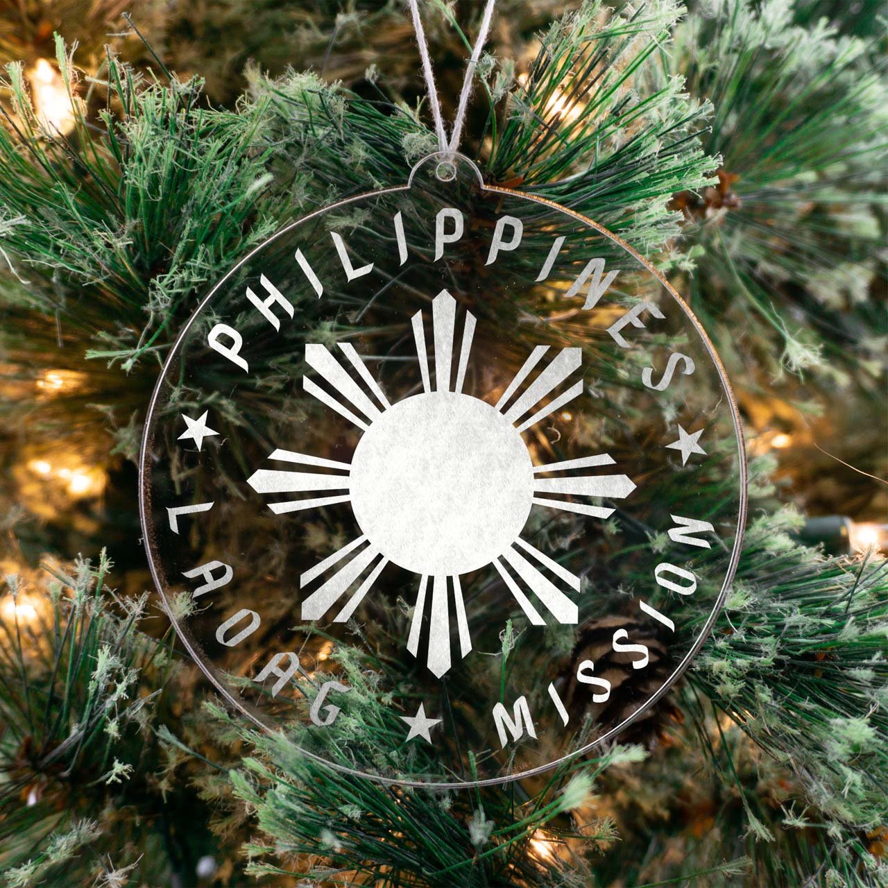 Philippines Laoag Mission Christmas Ornament - Latter-Day Saint LDS Missionary Gift - Book of Mormon